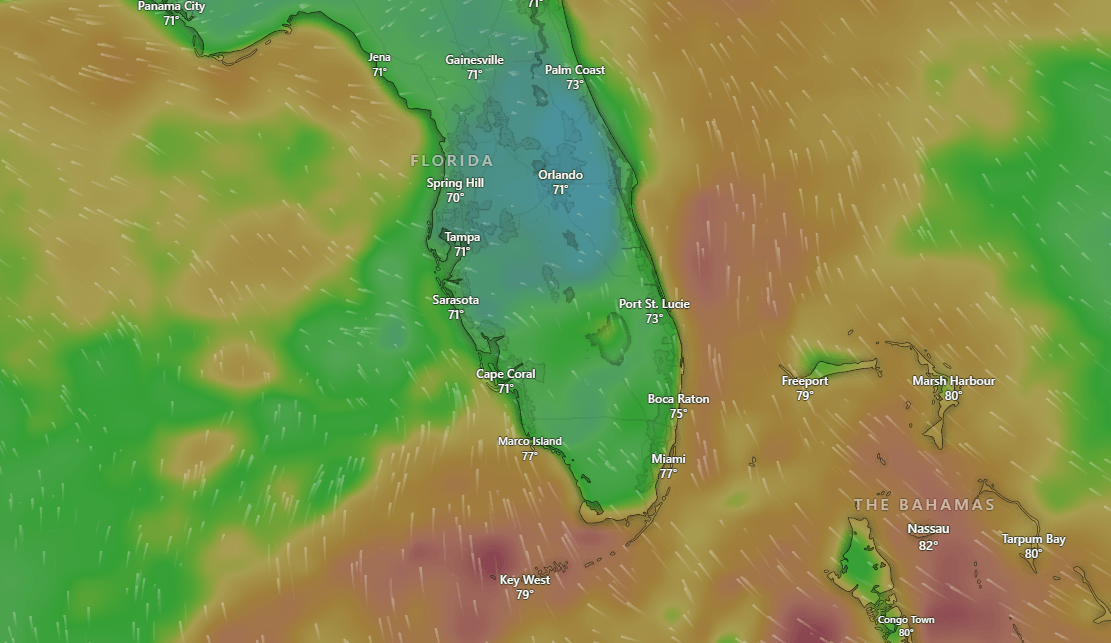 Florida Thunderstorms Warning, All Boats Ordered to Safe Harbor