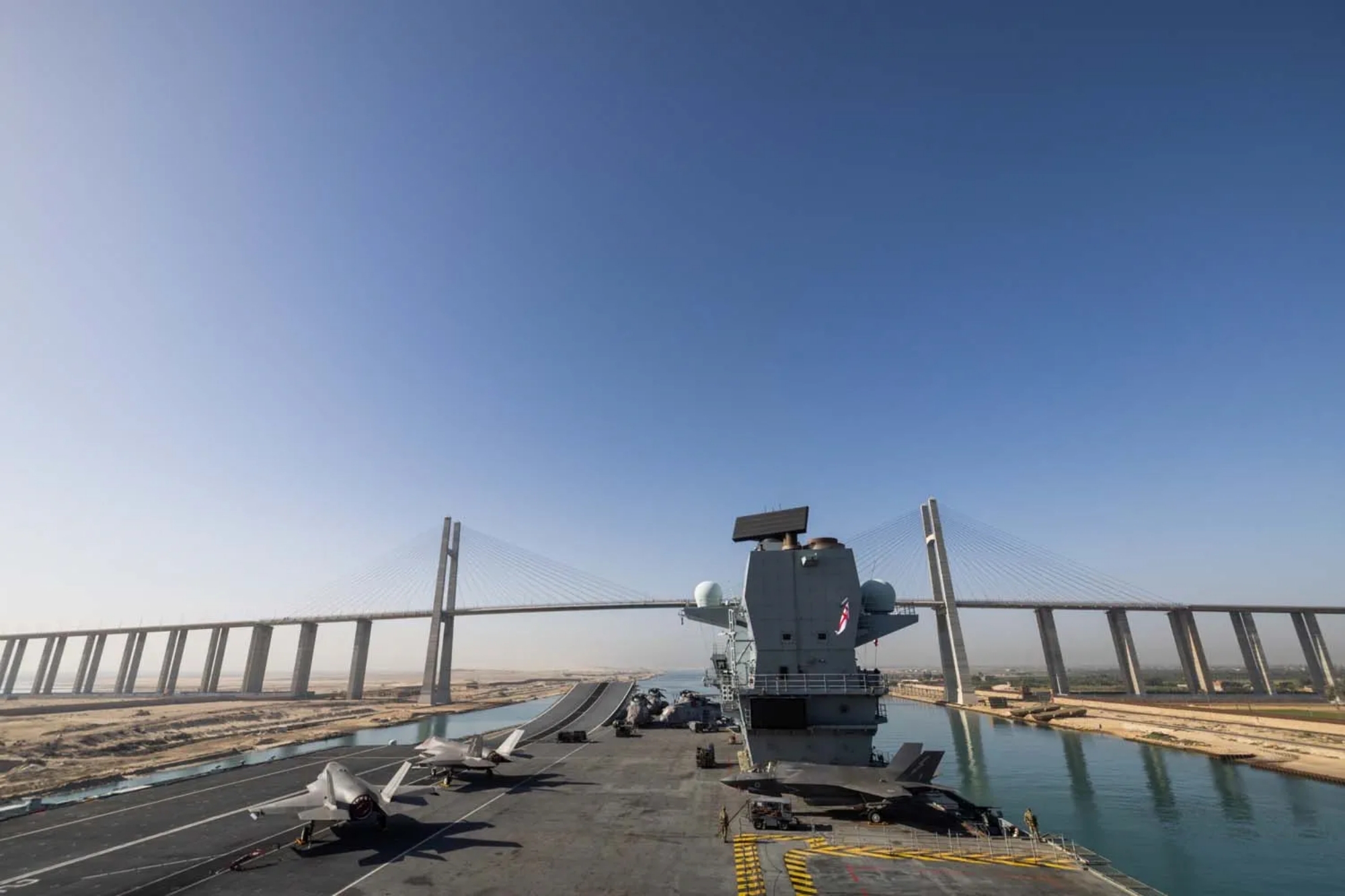 Photos Show British Aircraft Carrier Reaching Indo-Pacific Waters