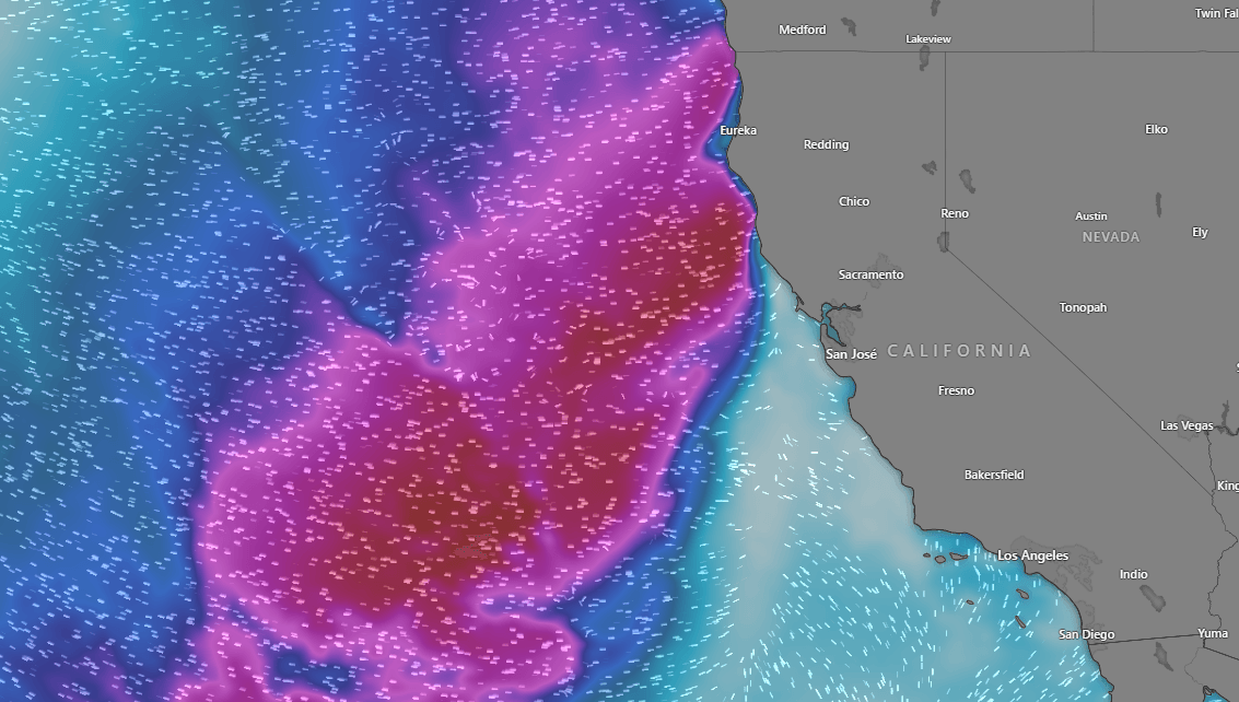 California Severe Gale Warning, 14ft Waves, All Boats Ordered to Safe Harbor