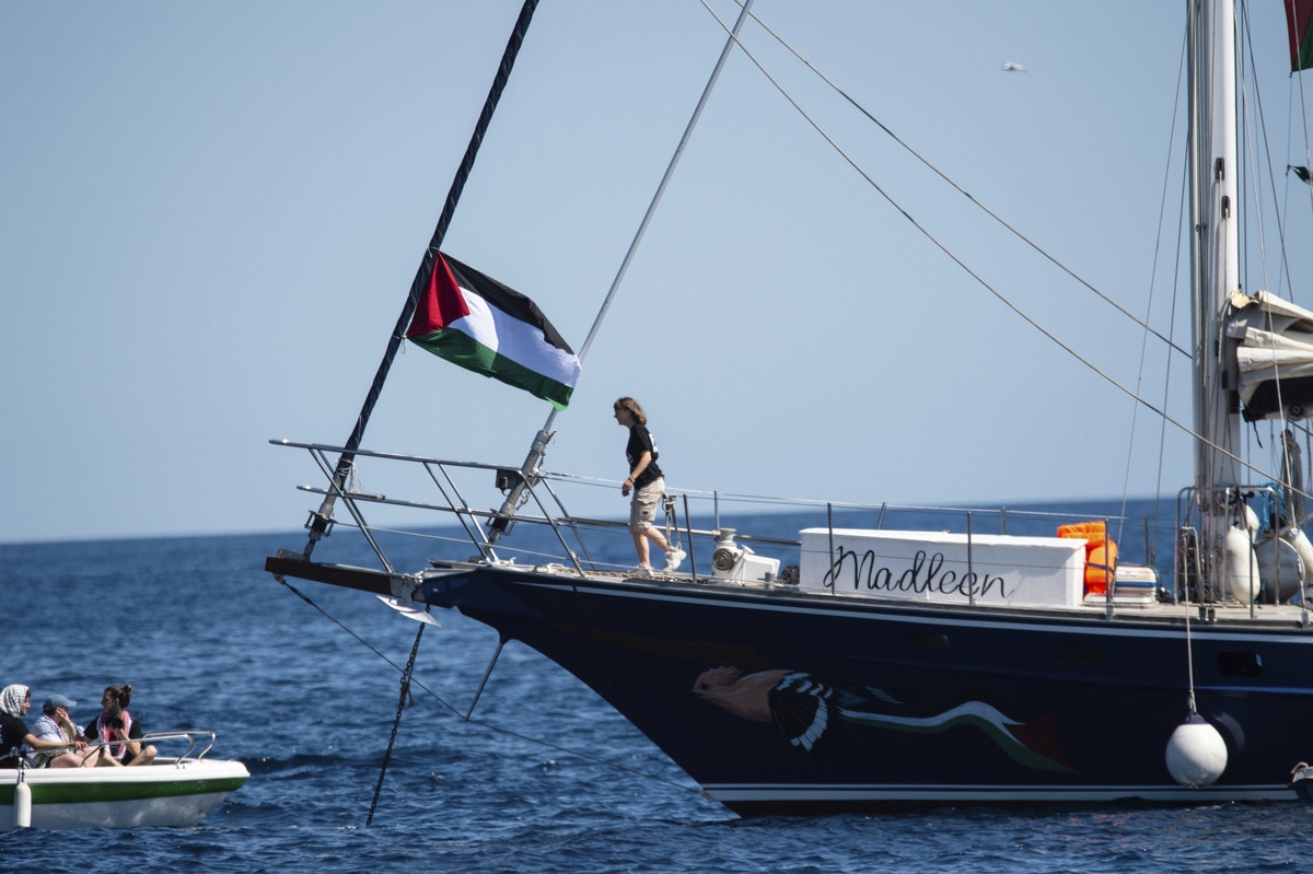 Greta Thunberg Boat Tracker as 'Freedom Flotilla' Sails Toward Gaza