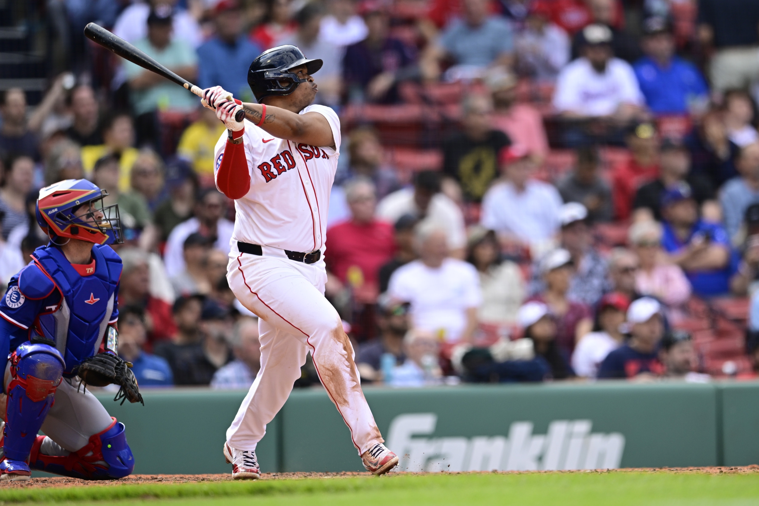 Red Sox Blockbuster Trade Idea Cuts Ties With Rafael Devers for MLB's No. 5 Prospect