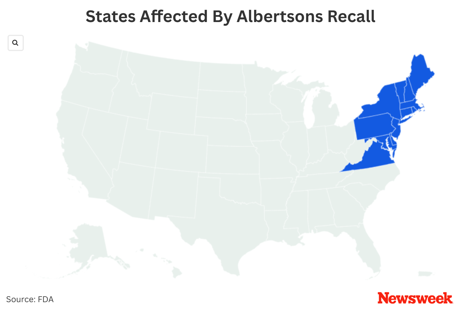 Albertsons Food Recalled in 12 States as FDA Issues Most Severe Risk Level