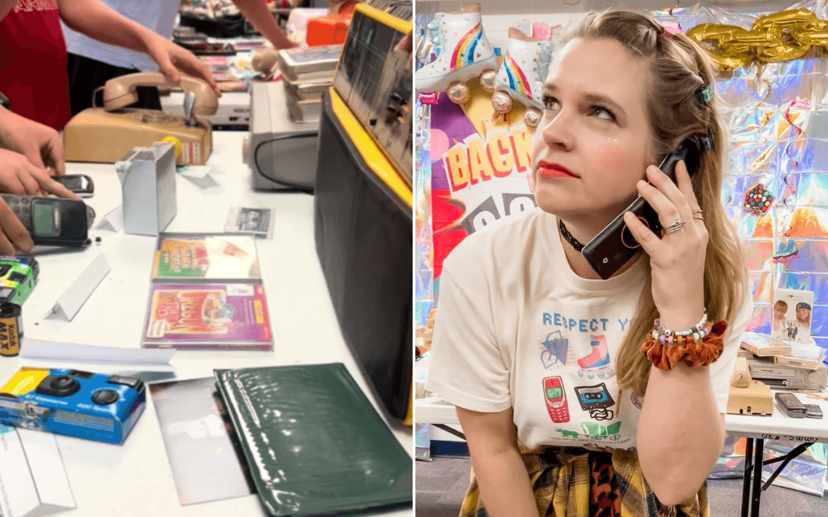 Shock As Millennial Teacher Shares 'Artifacts' From Youth With 6th Graders