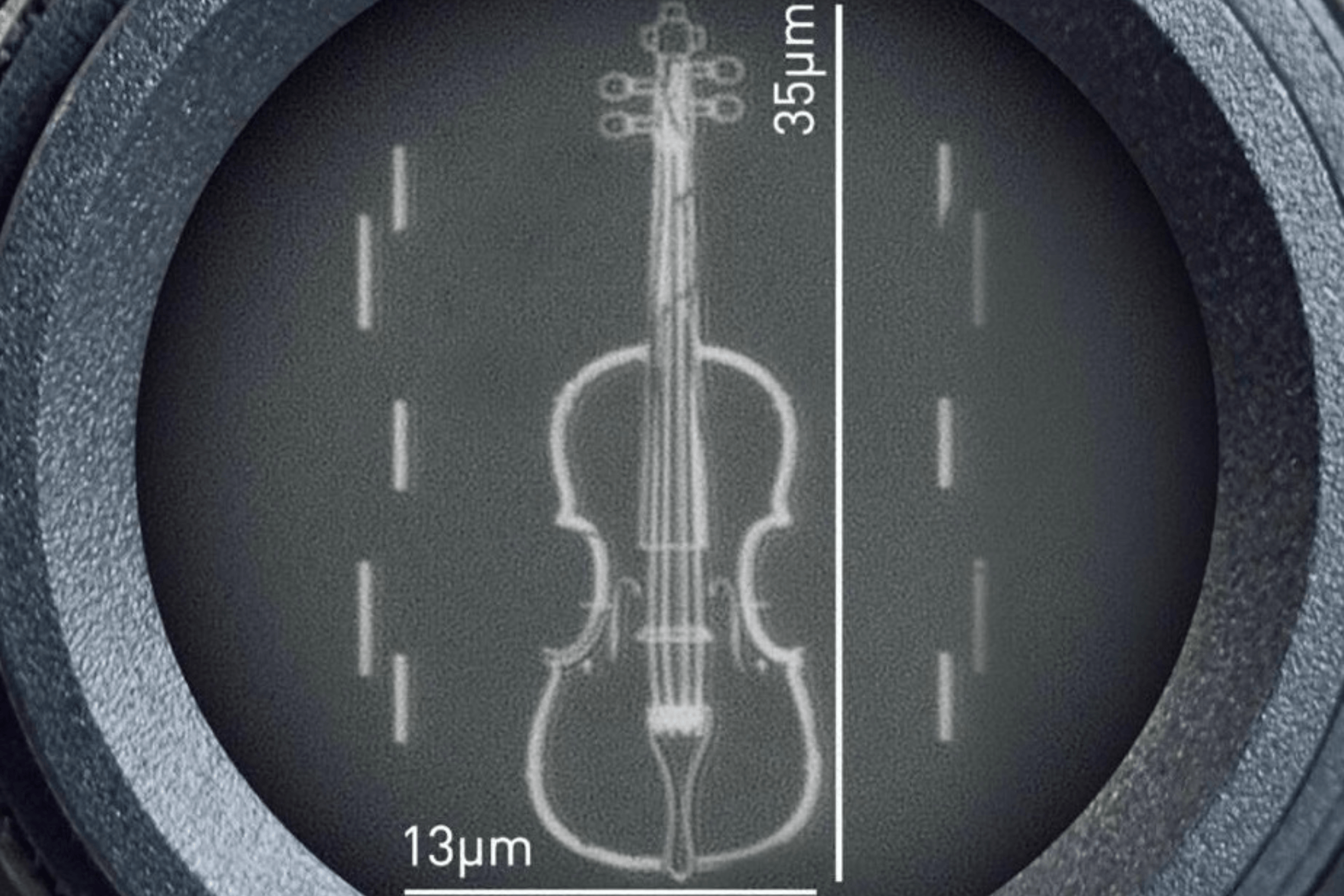 Scientists Make World's Smallest Violin