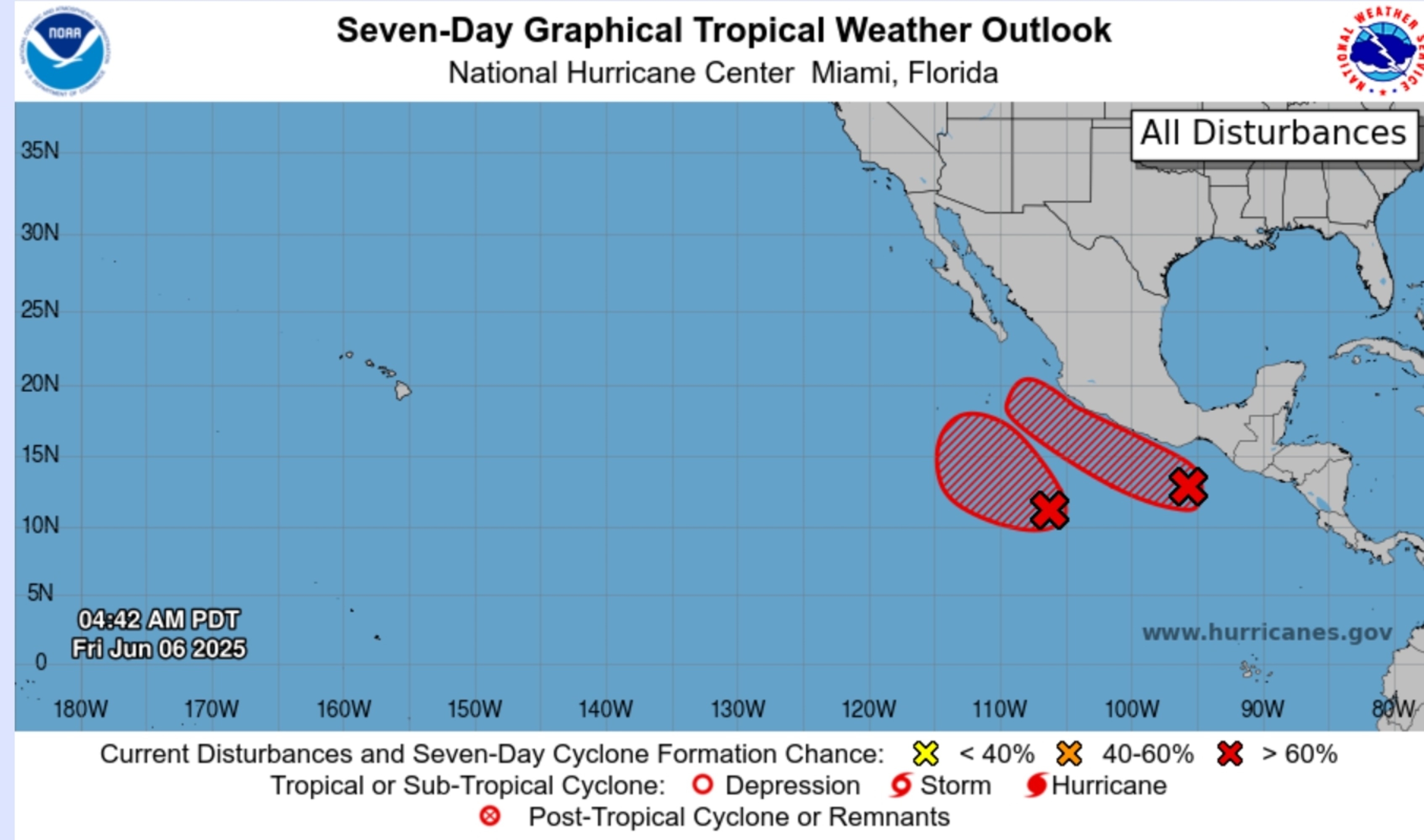 Potential Tropical Storm Barbara Chances at Forming More Than Double