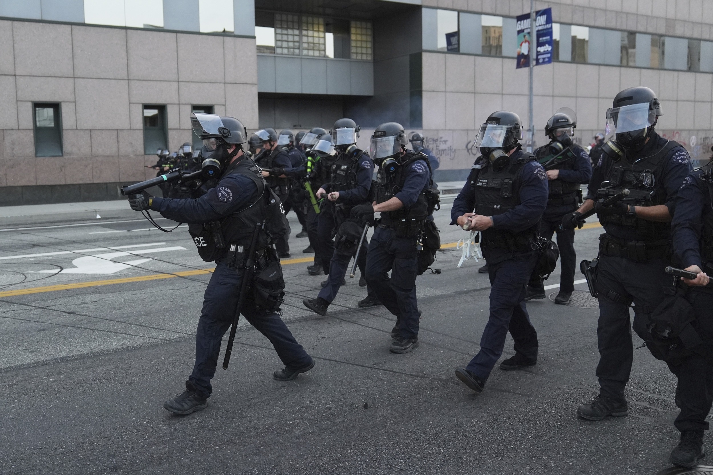 House Speaker Says Deploying Marines in Los Angeles Not 'Heavy-Handed'