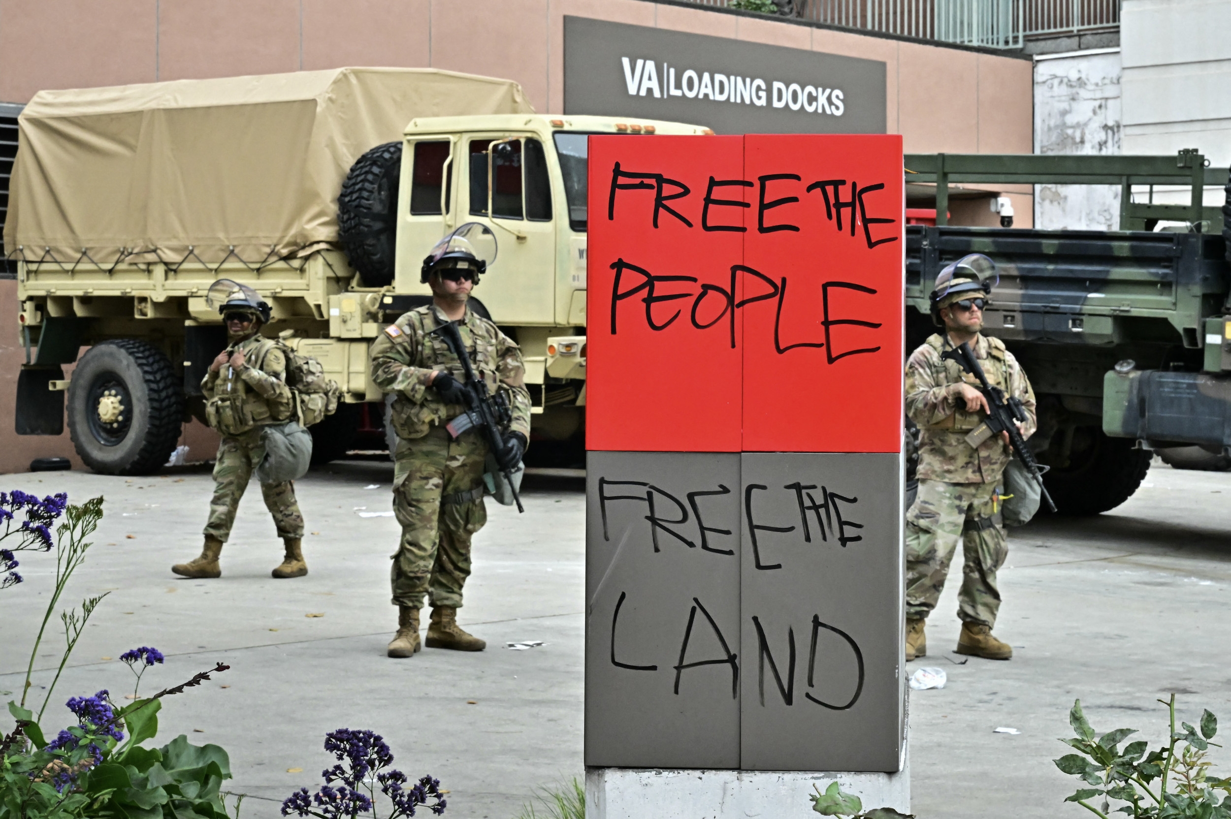Video of LA Protester Saying Tear Gas 'Tasted Like Fascism' Takes Off Online