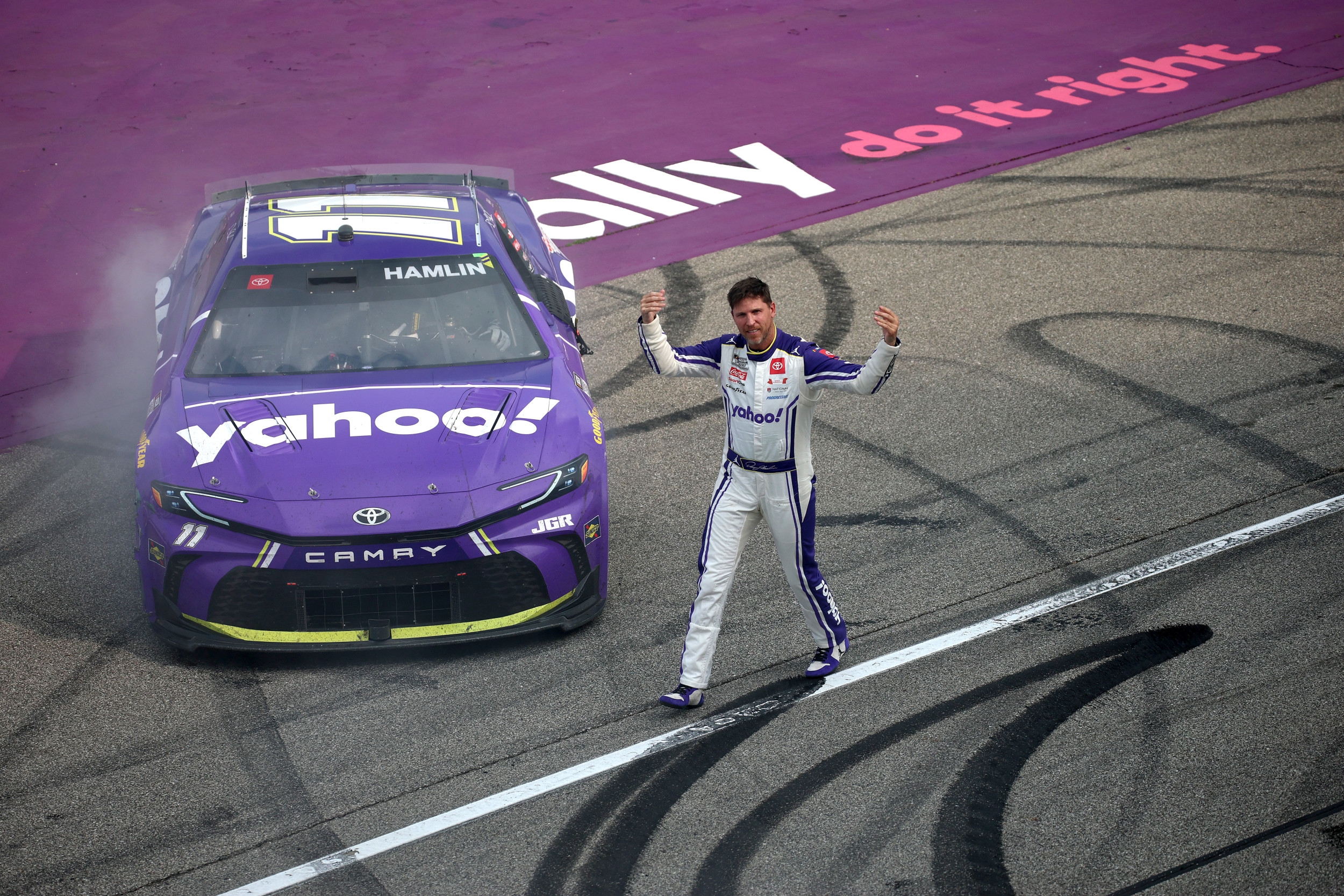 'Heel Denny' Hamlin Showered With Praise After Intense Boos At Michigan