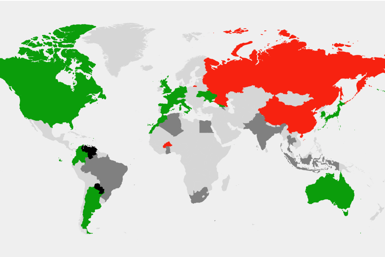 Map Shows Iran's Adversaries in Key Nuclear Vote