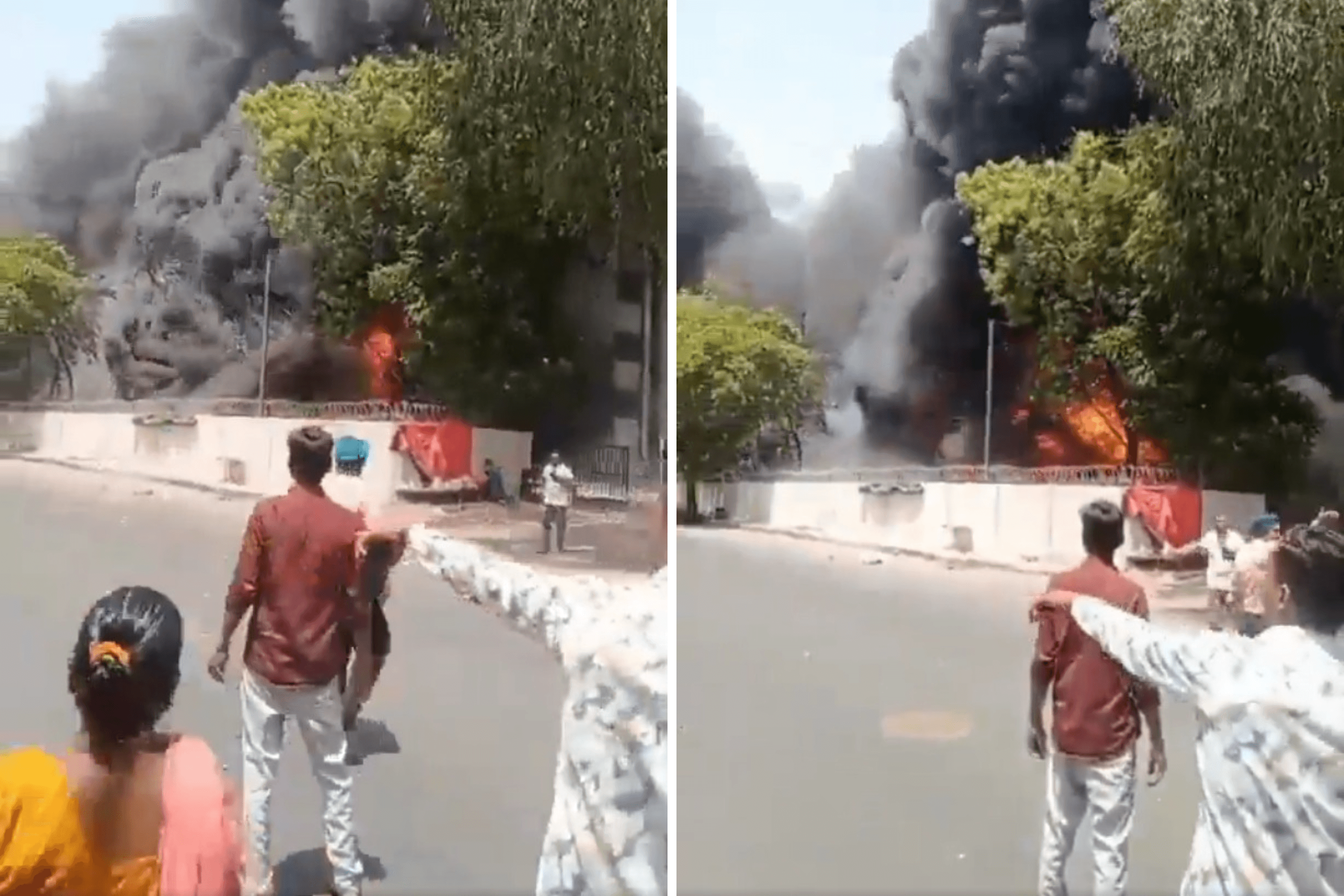 New Air India Plane Crash Video Shows Survivor Emerging From Flames