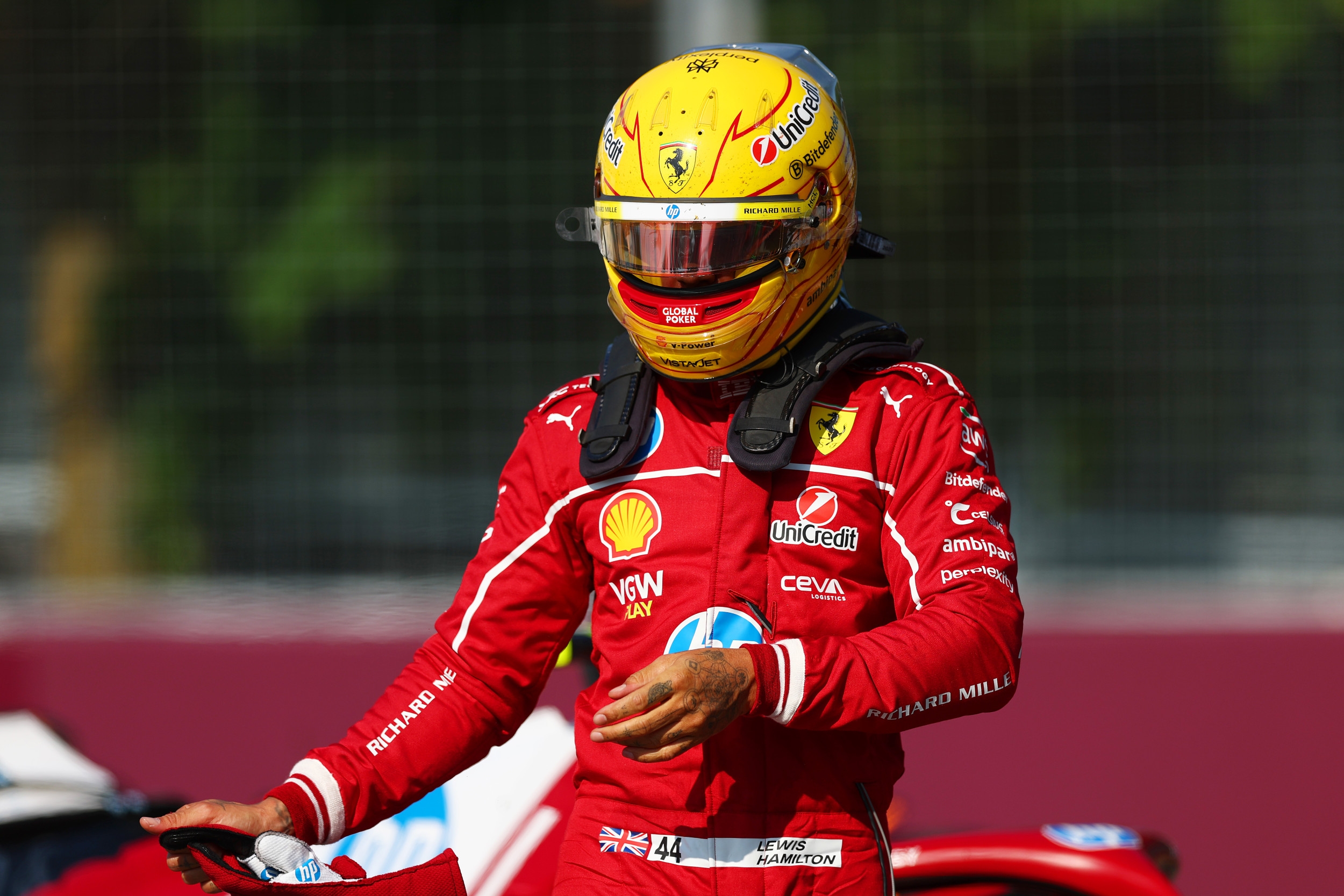 Lewis Hamilton Hints at Chaos Inside Ferrari With Cryptic Message