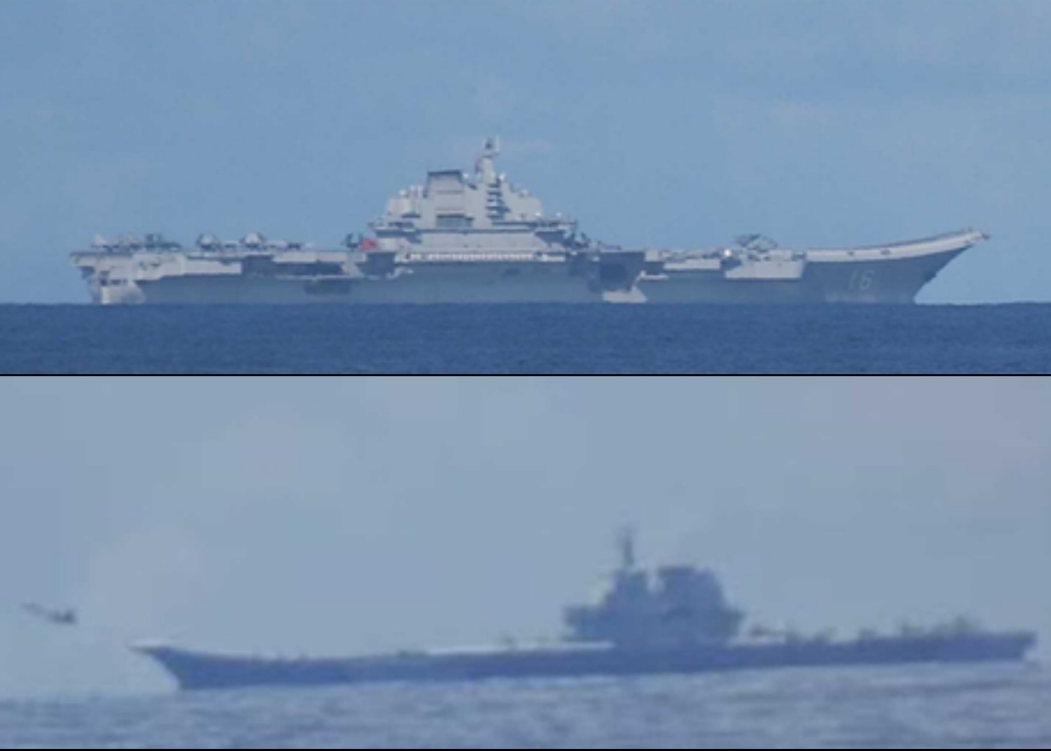 Photos Show Chinese Aircraft Carriers Flexing Muscles in Pacific