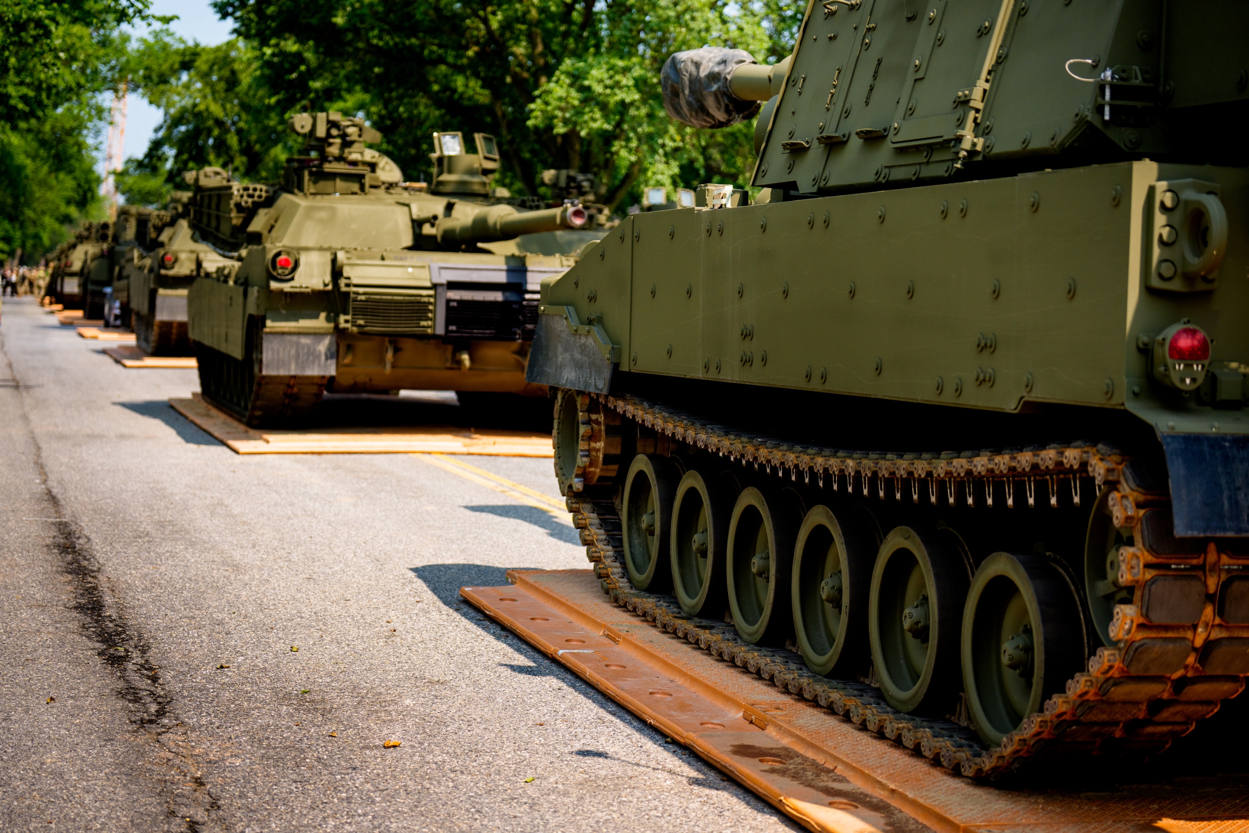 Woman Killed by Trump Military Parade Convoy Carrying Tank
