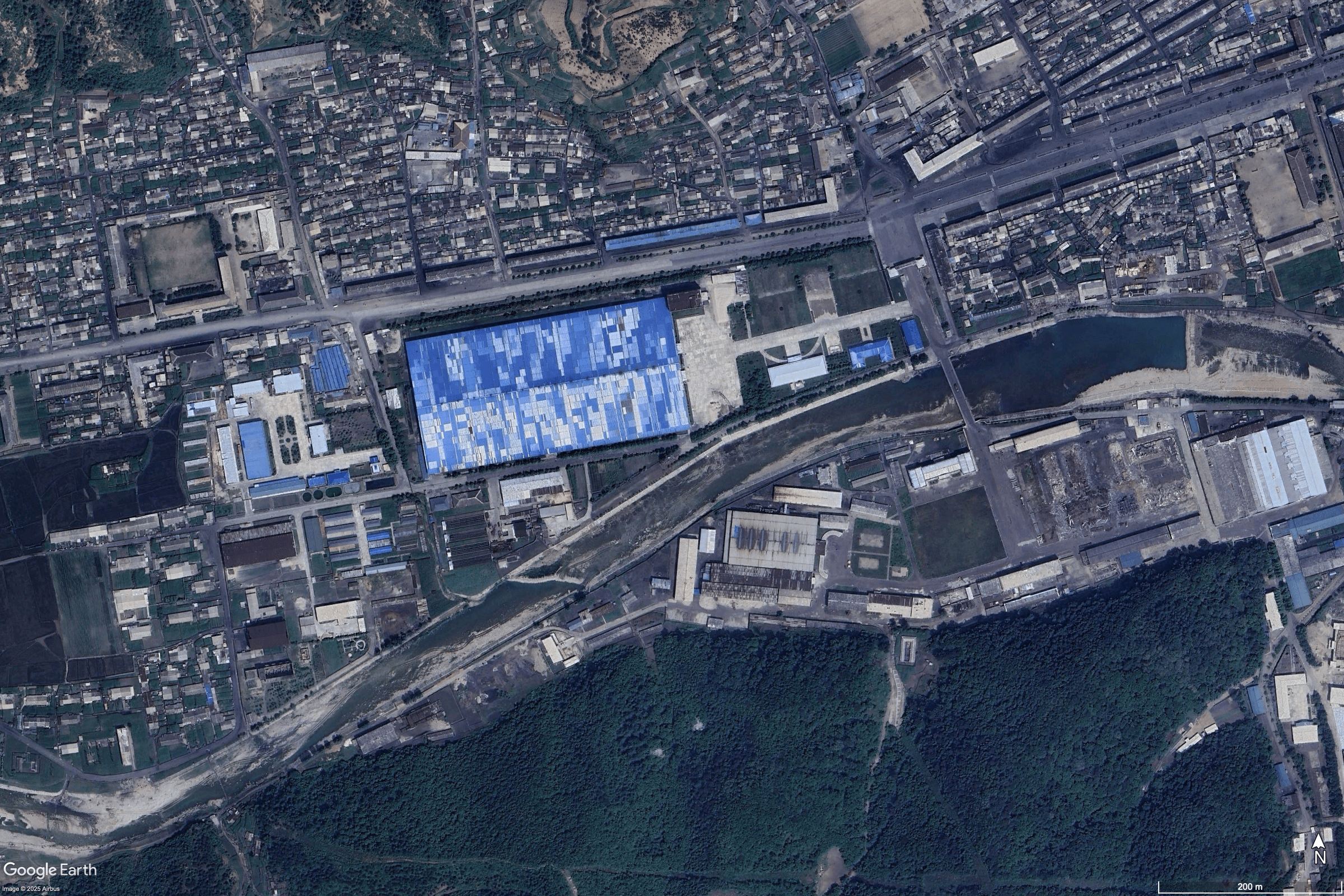 Satellite Image Hints at North Korea's Biggest Military Factory
