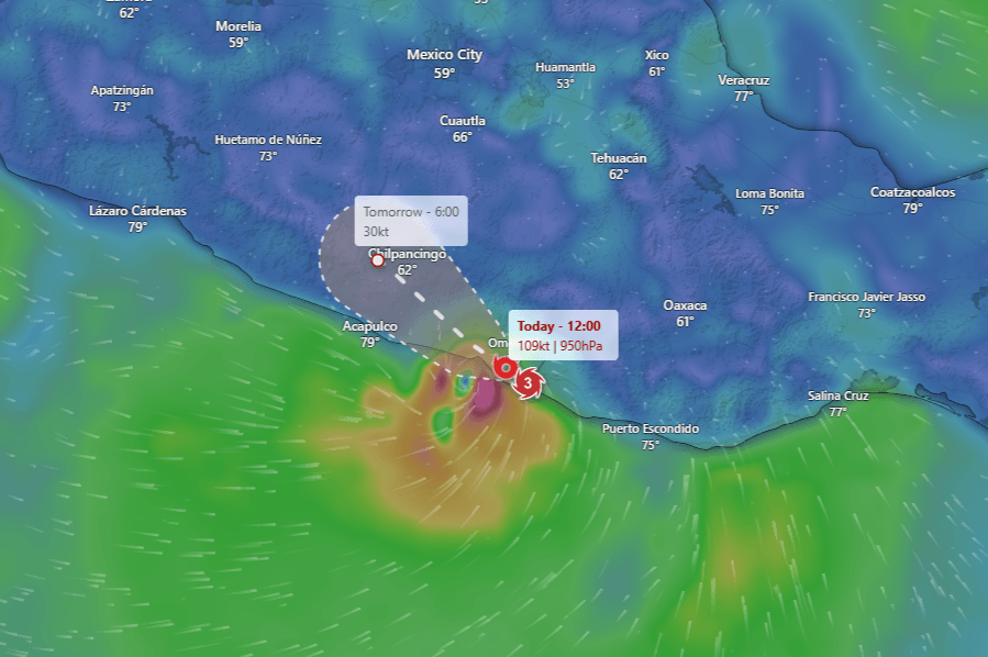 Hurricane Erick Live Tracker Maps