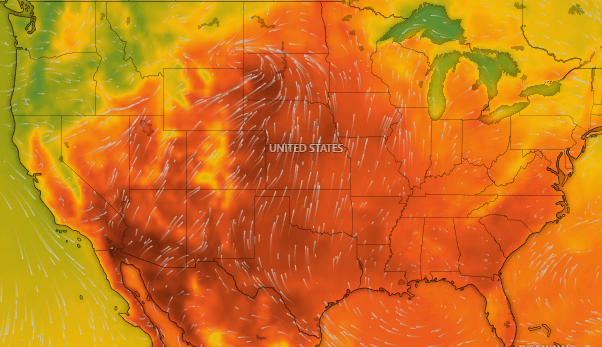 US Heat Wave Map: Forecast Live Temperature Tracker