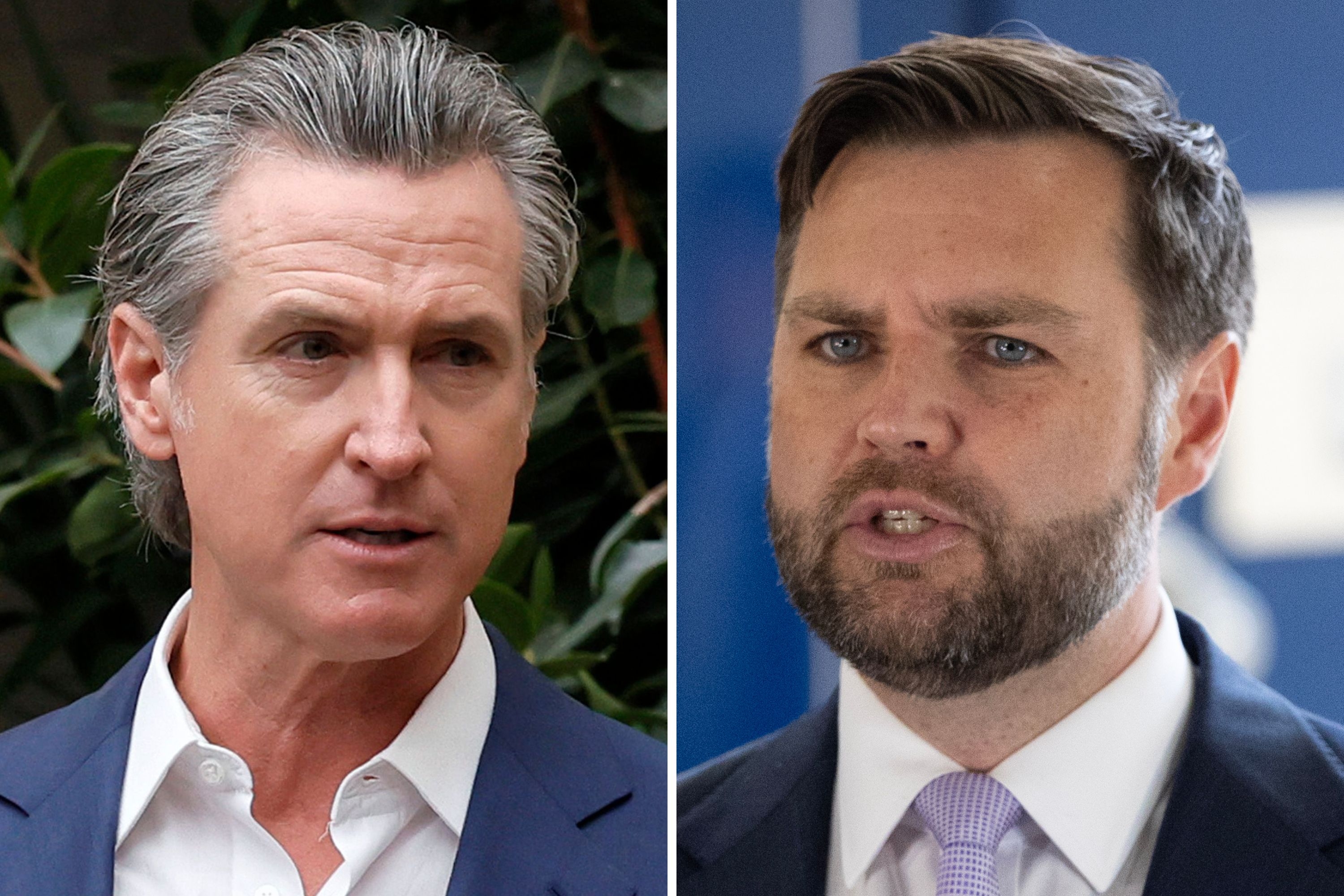 Gavin Newsom Challenges JD Vance: 'How About Saying It to My Face?'