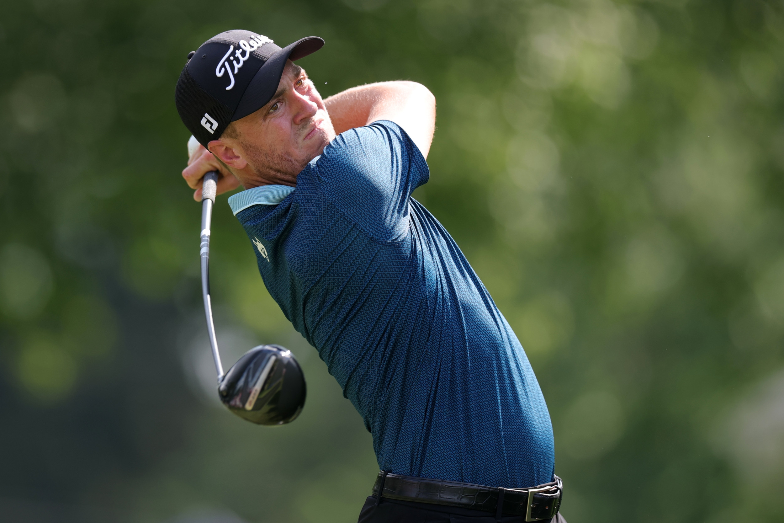 Justin Thomas Nearly Hits Travelers Championship Official with Driver