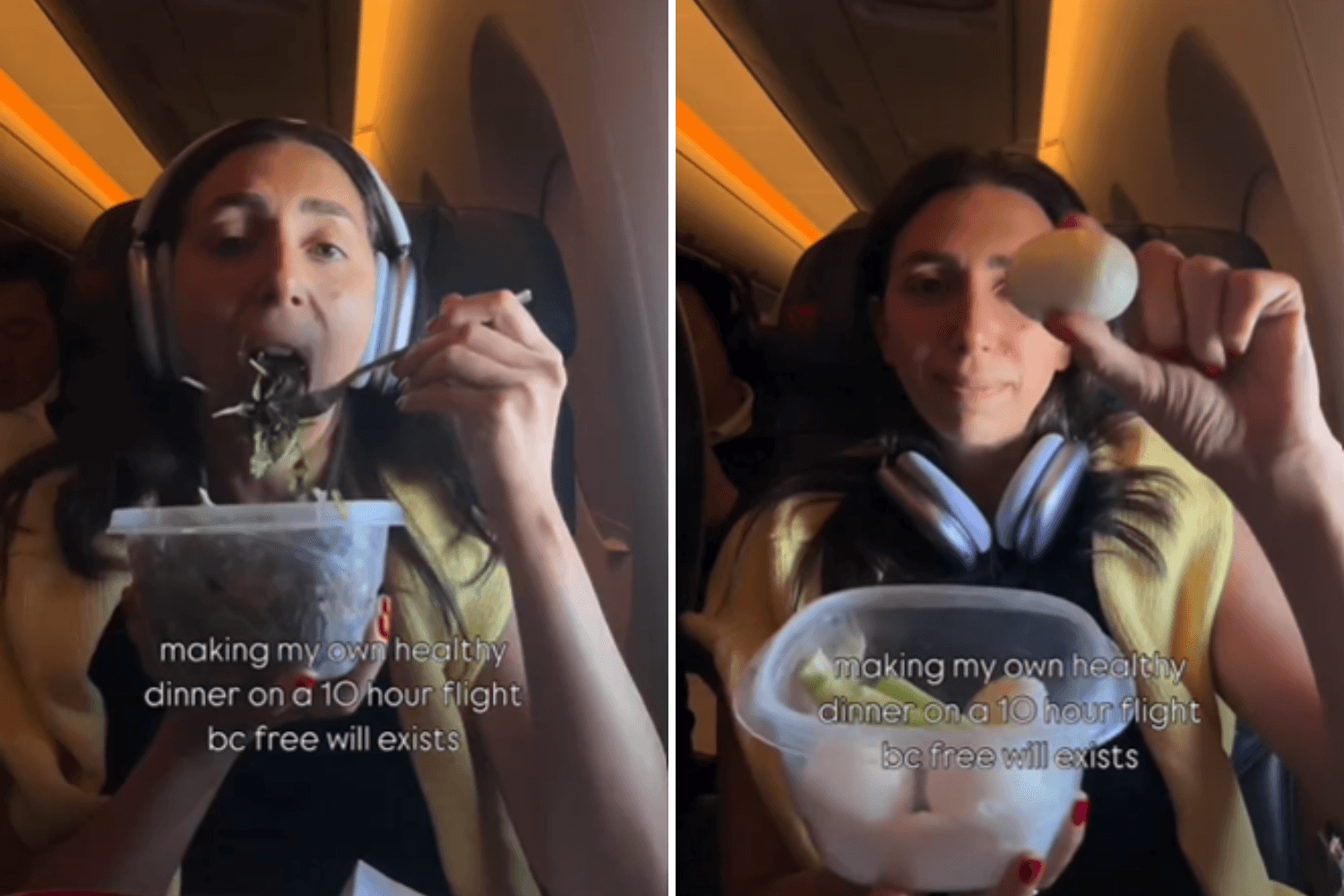 Woman's Meal on 10 Hour Flight Called a Crime—She Insists It 'Didn't Smell'