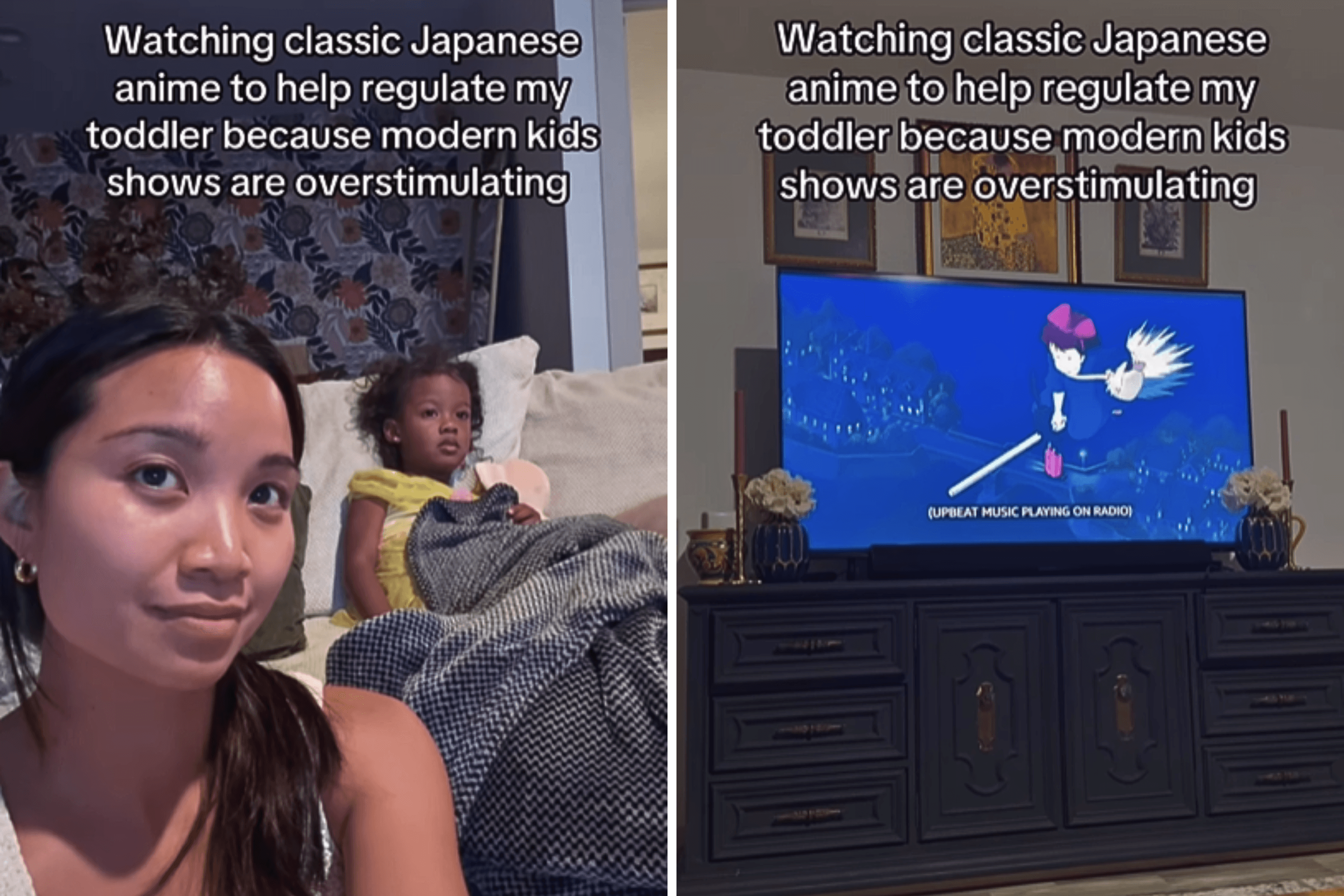 Mom Thinks Toddler Overstimulated by Modern TV, Finds Animated Alternative