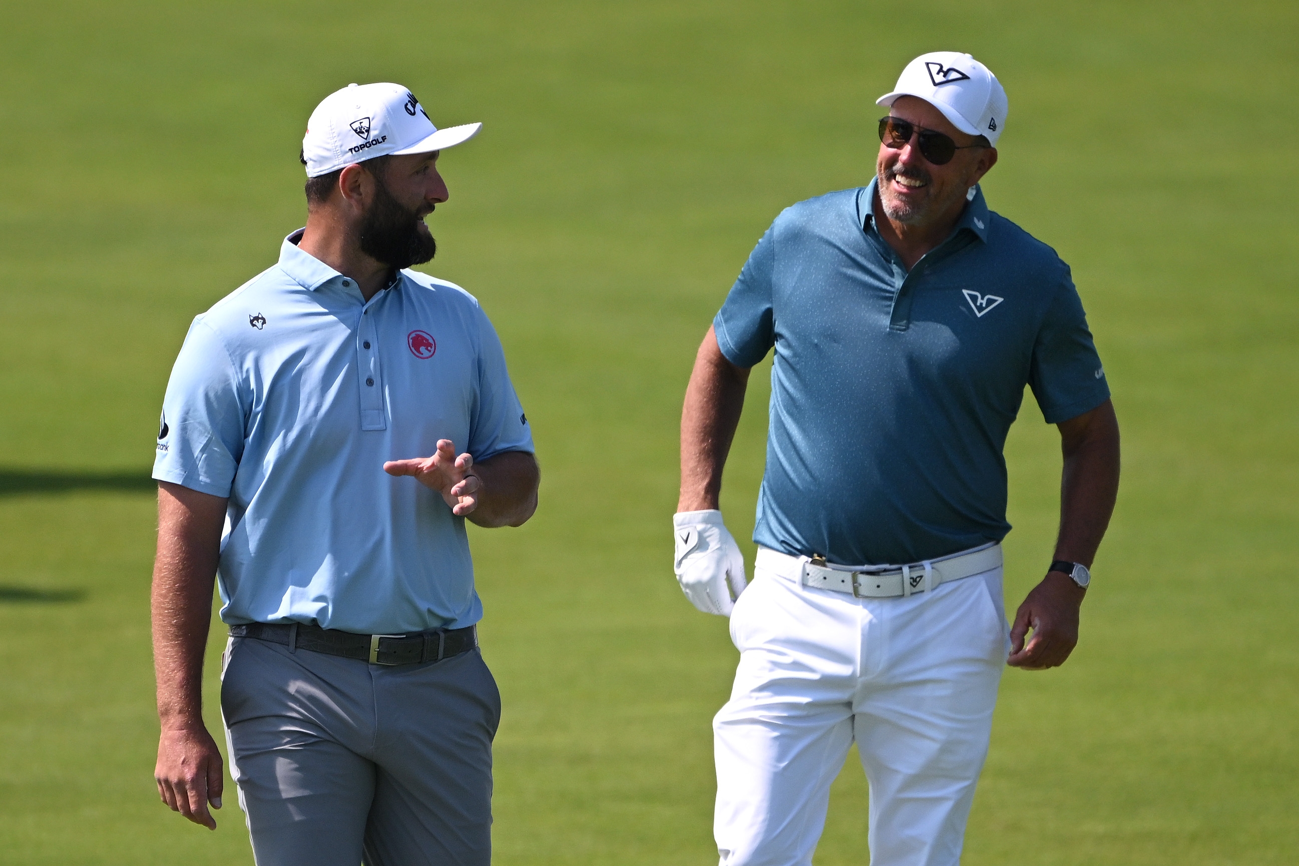 Jon Rahm Uses Metric System to Hilariously Prank Phil Mickelson Again