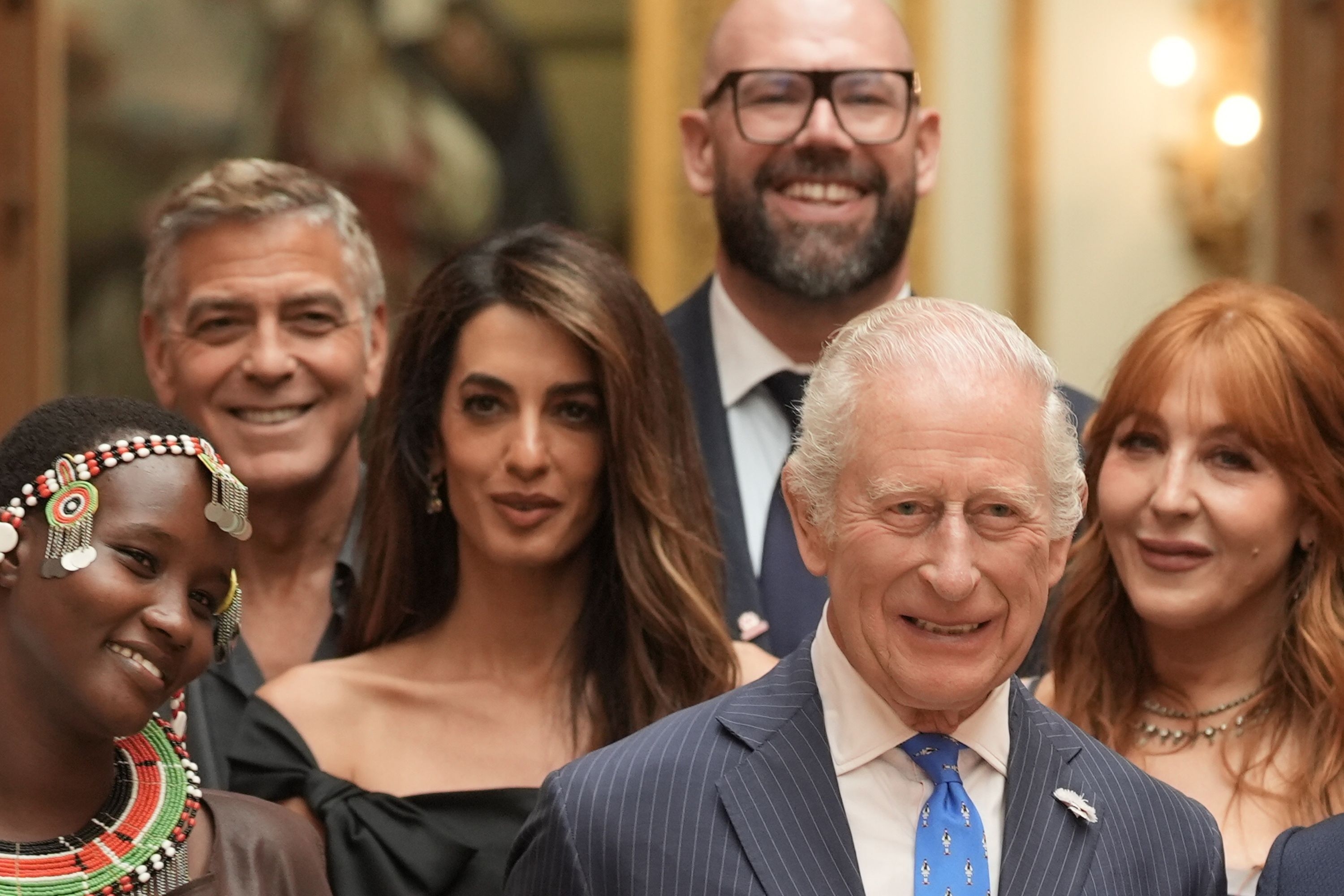 King Charles Hosts Amal, George Clooney Who Once Defended Harry and Meghan