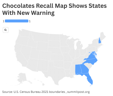 Chocolates Recall Map Shows States With New Warning