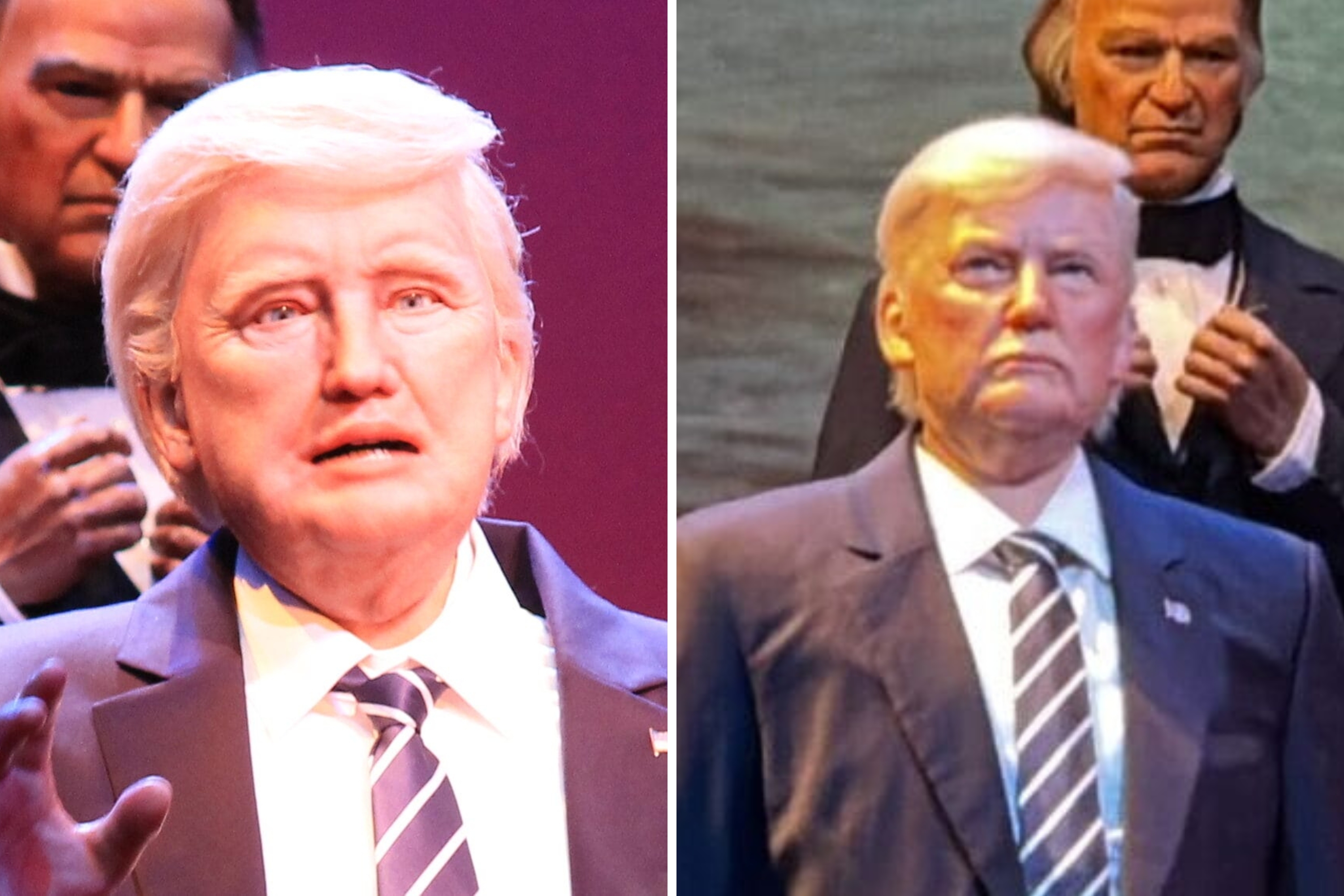 Disney World's Animatronic Trump No Longer Looks Like Hillary Clinton