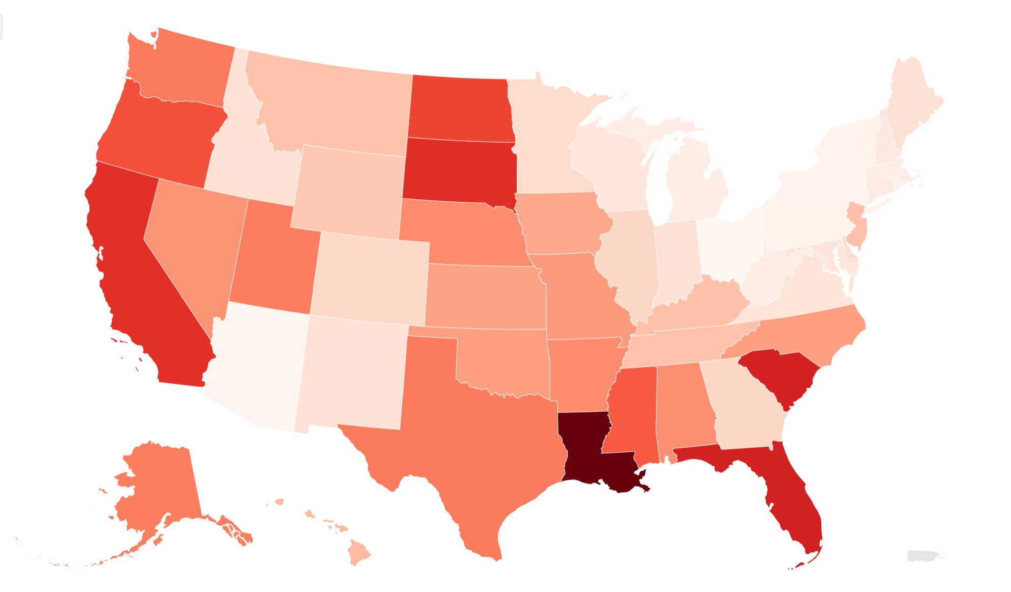Map Shows Where Natural Disasters Threaten US Homeowners