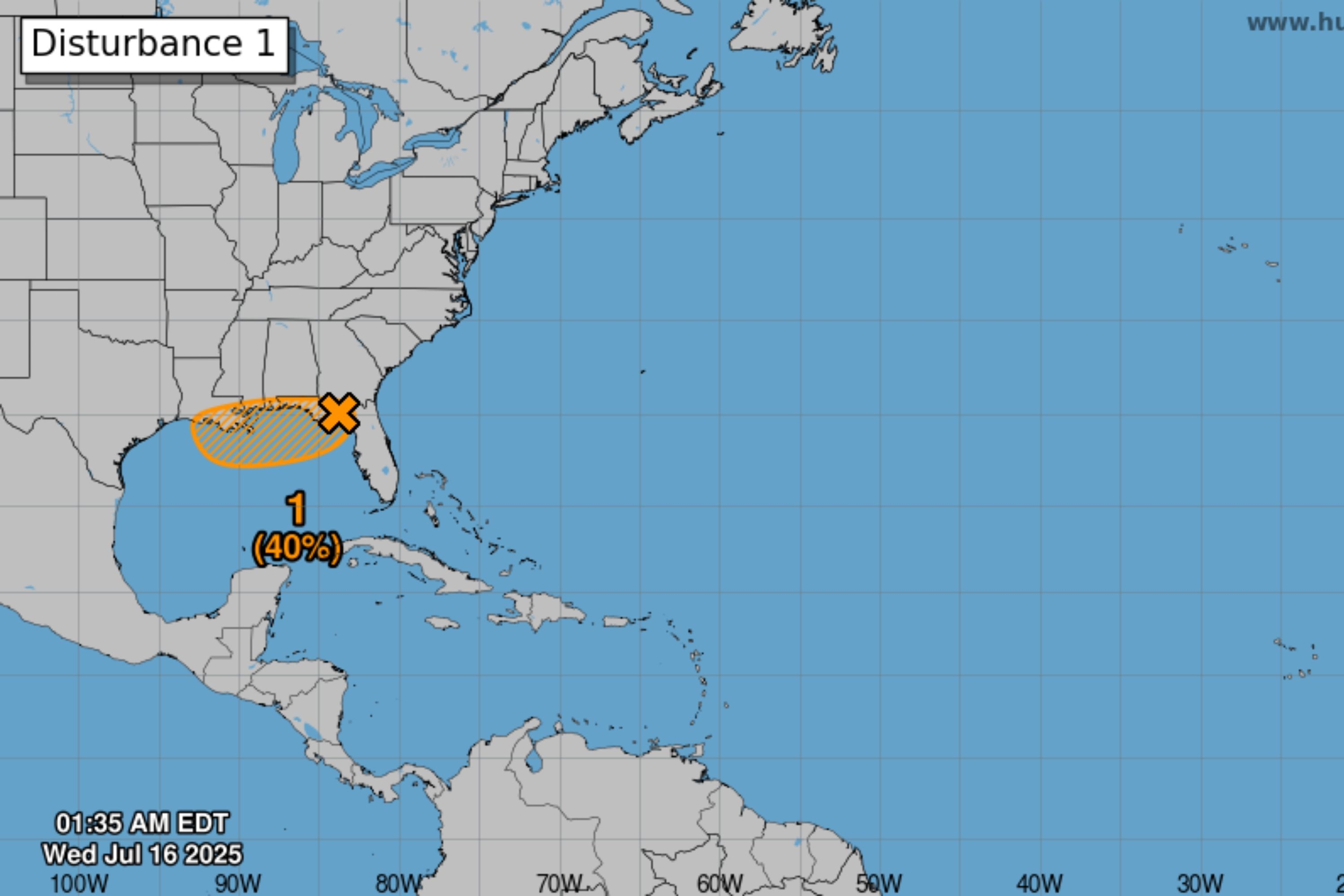 Tropical Storm Dexter Update: Spaghetti Models Show Louisiana Landfall