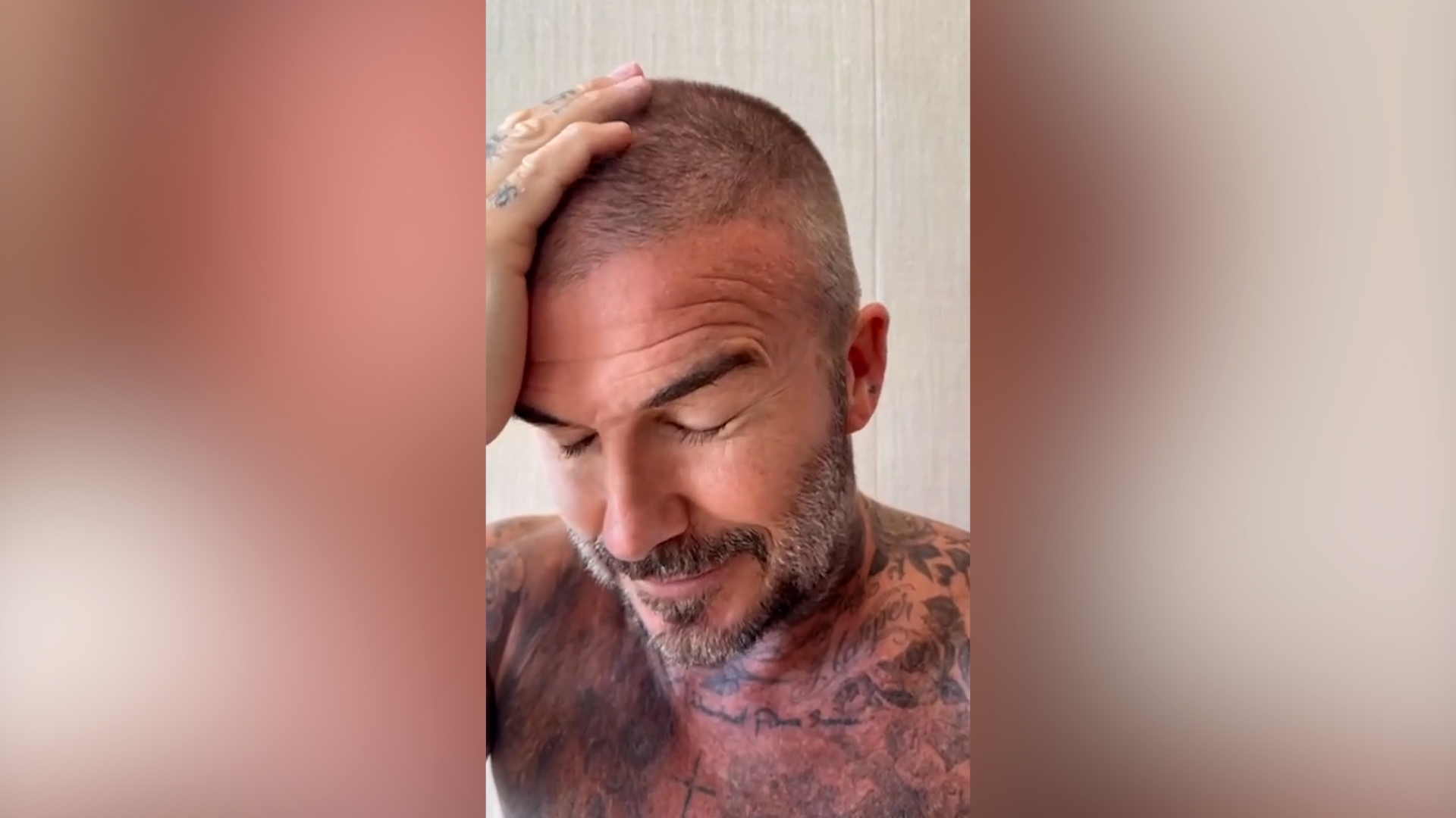 Victoria Beckham Shares Husband David's 'Terrible' DIY Haircut