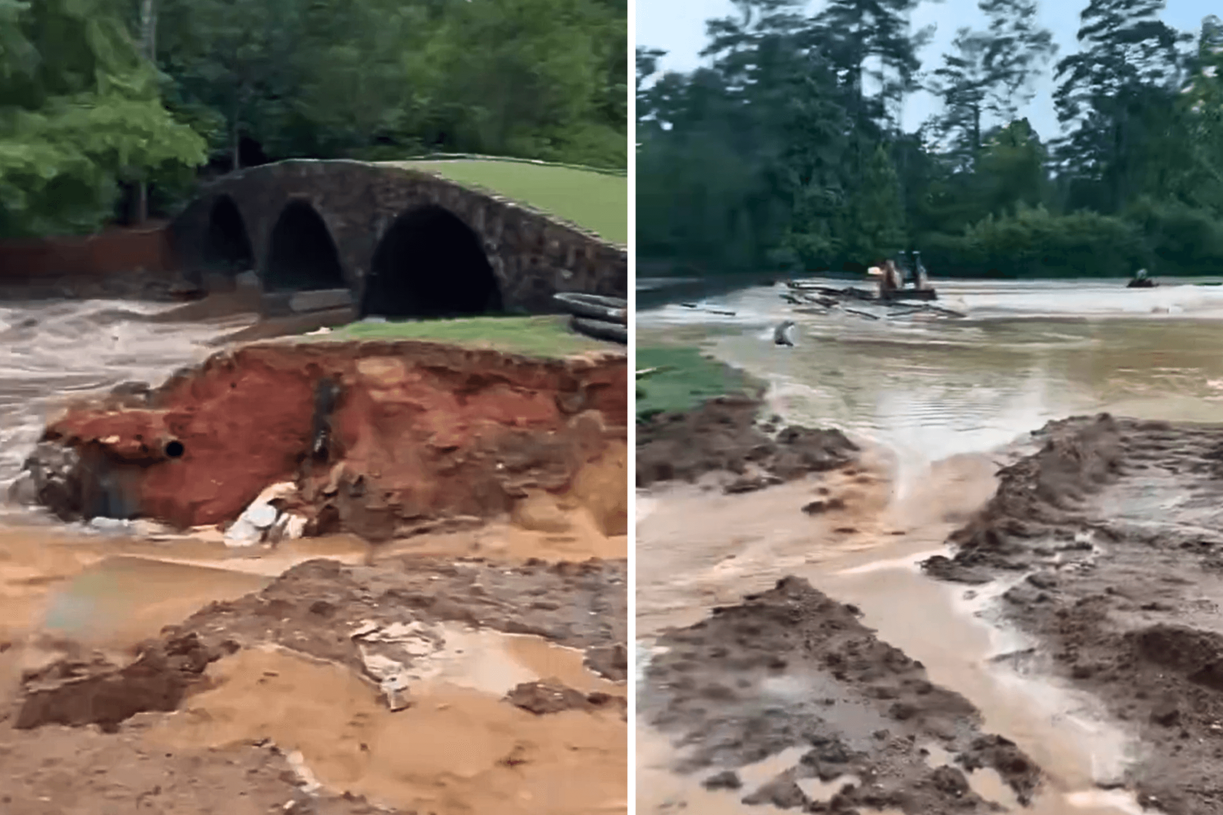 Leaked Video Shows Augusta National Under Floodwaters