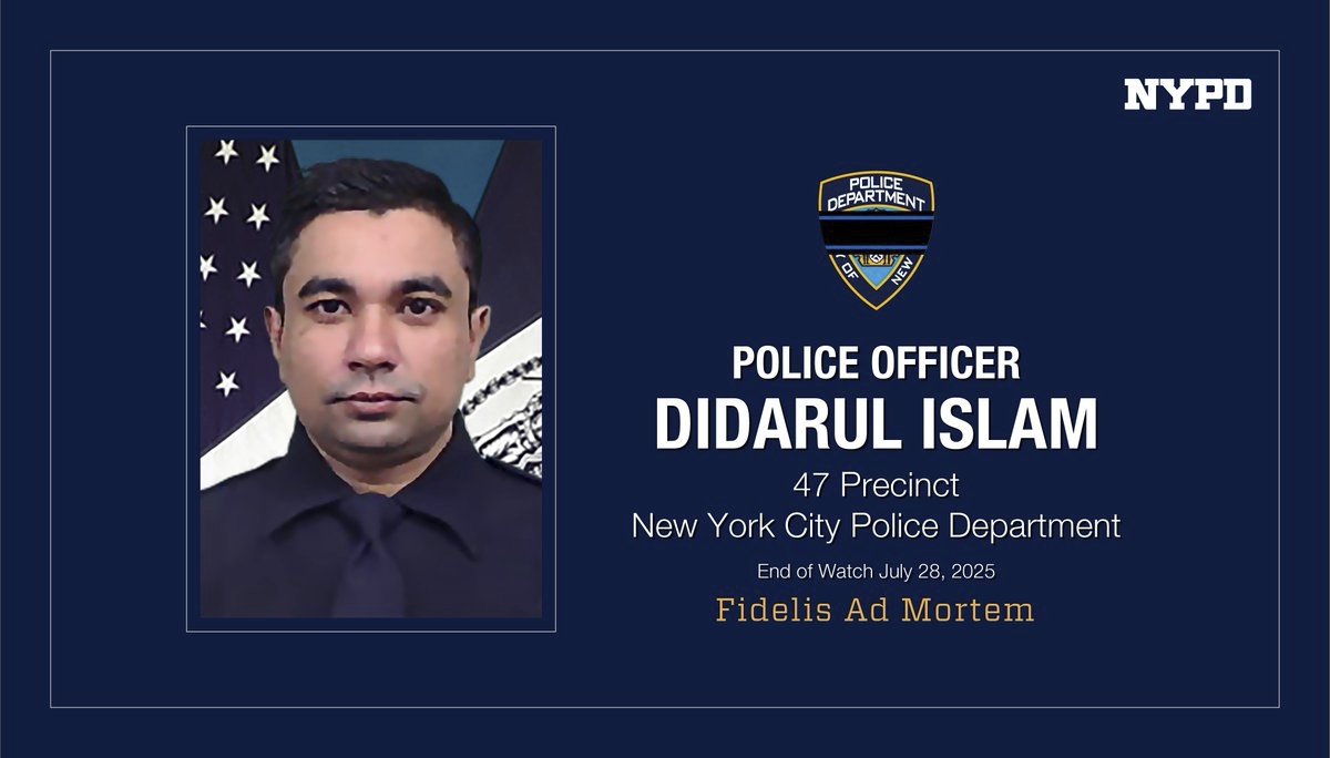 Eric Adams Honors Officer Killed in New York Mass Shooting: 'A Hero'