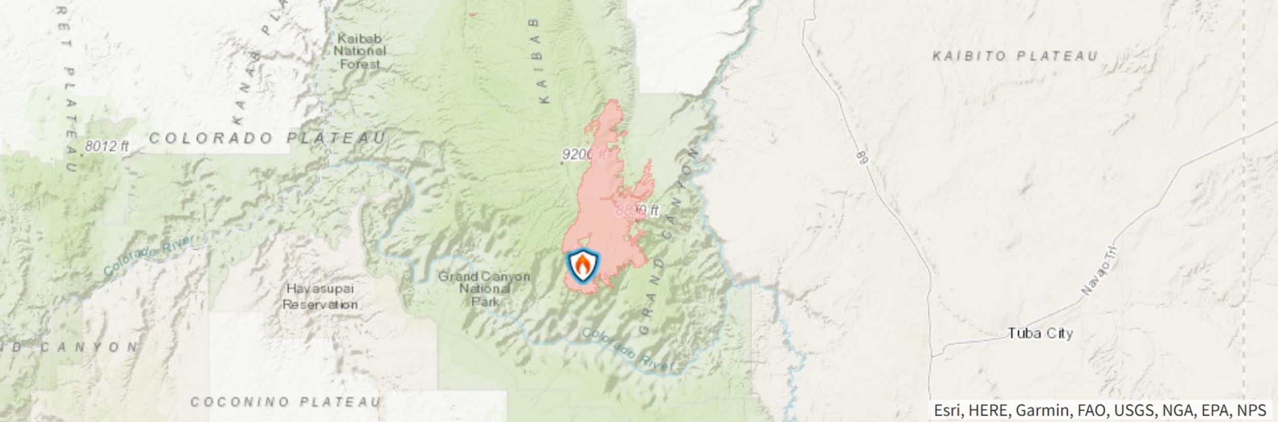 Dragon Bravo Fire Map: Blaze Grows to 71,000 Acres