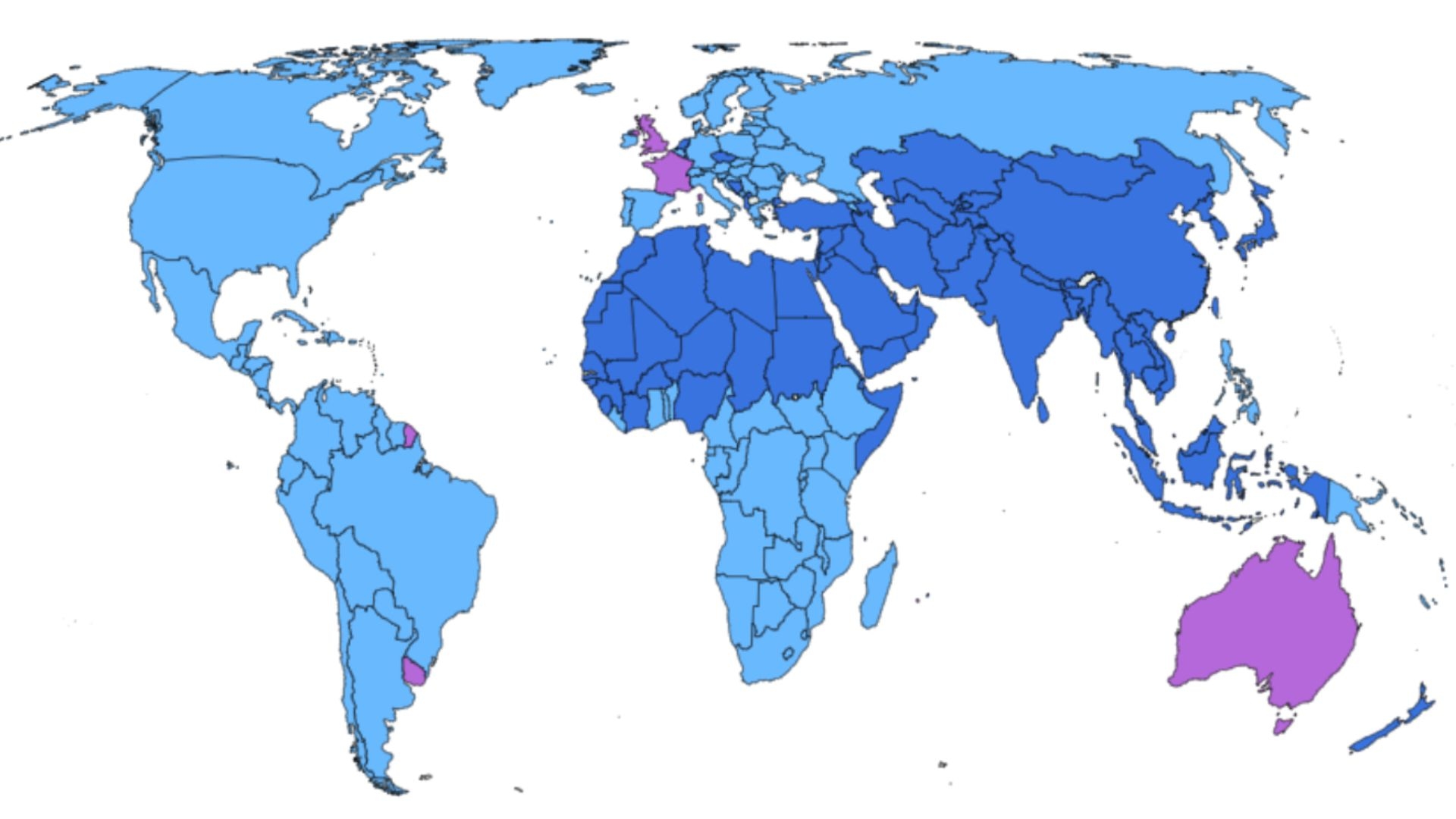 Map Shows Countries Where Christians No Longer in Majority