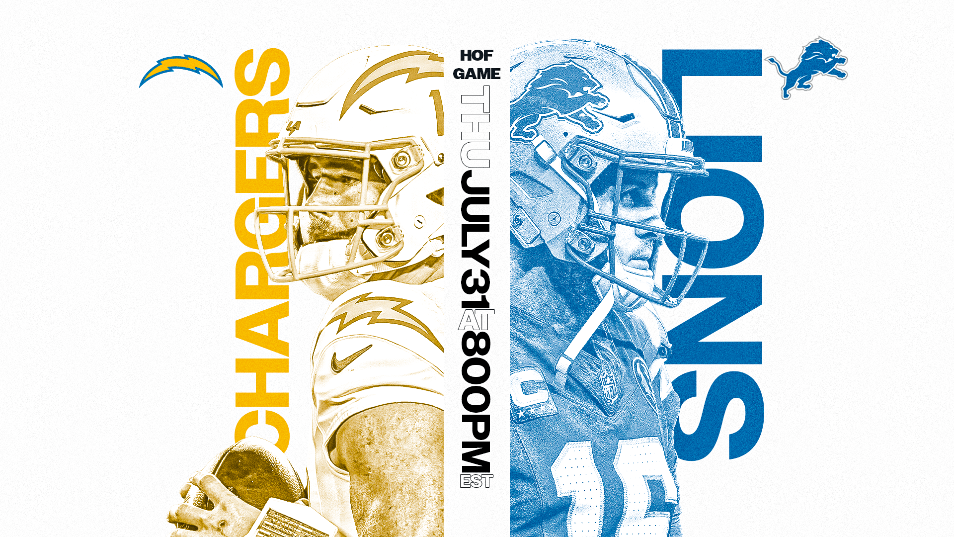 How to Watch Lions vs Chargers: Live Stream NFL Hall of Fame Game, Preseason Football, TV Channel