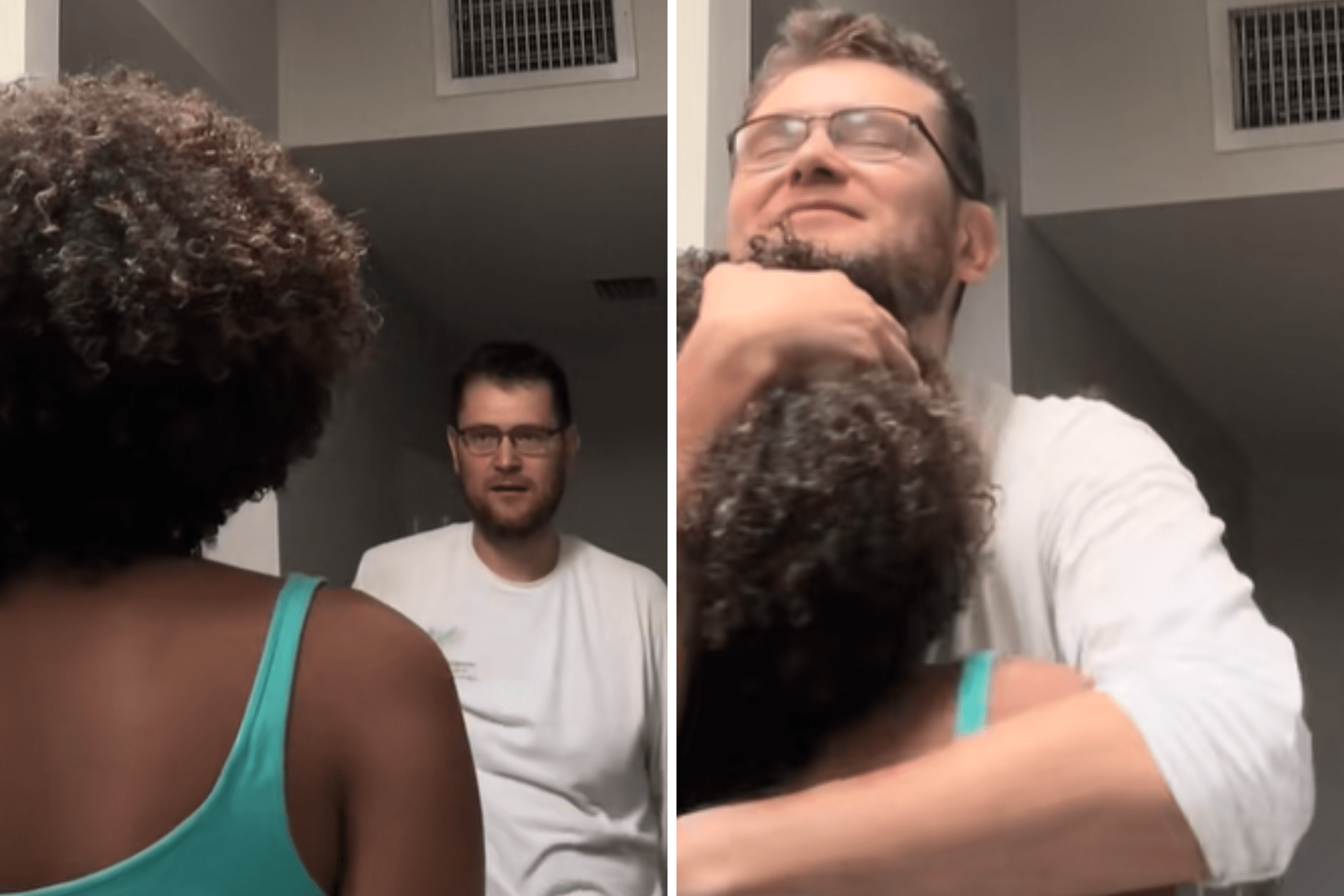 Man Sees Girlfriend's Natural Hair for the First Time—Reaction Says It All