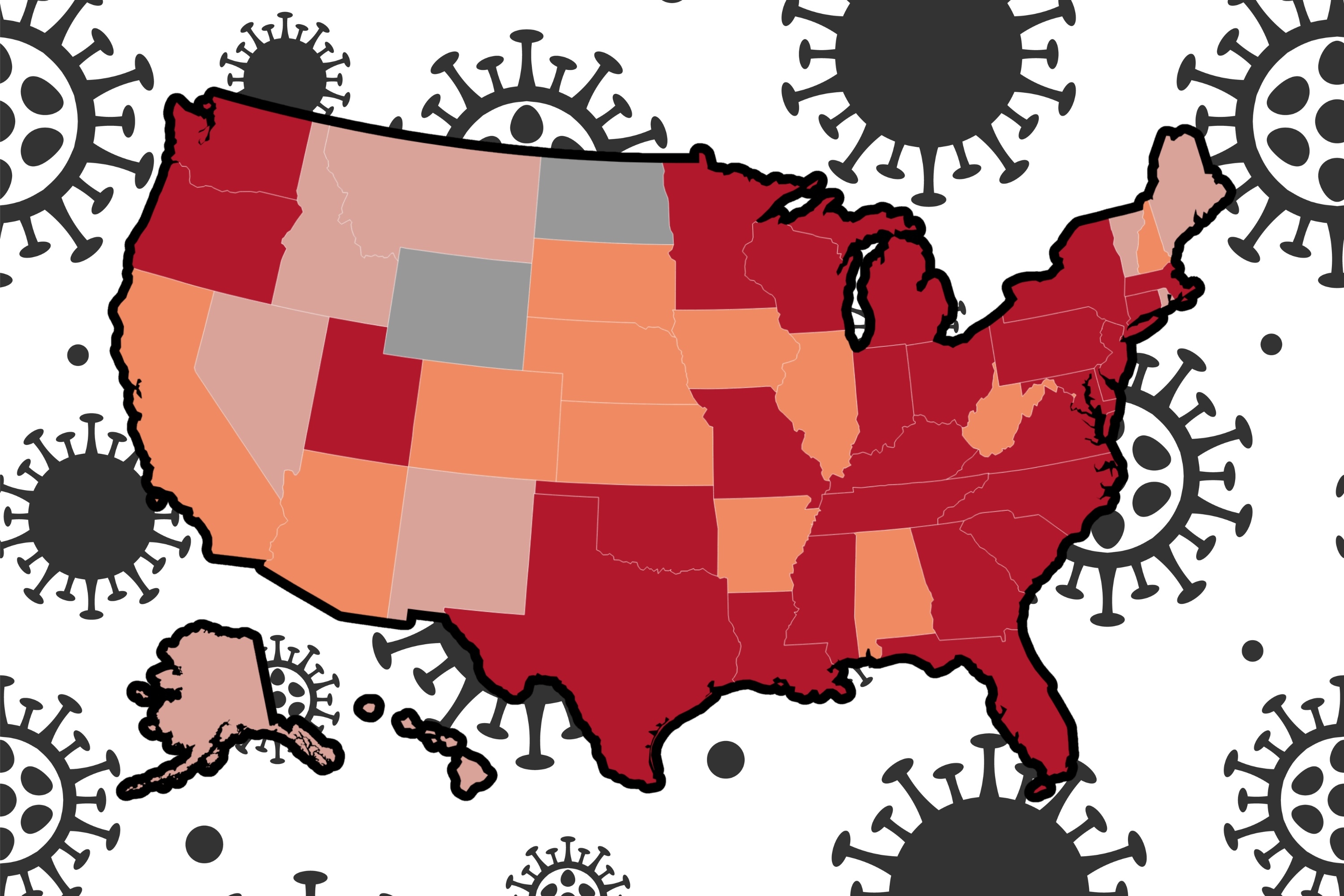 Map Shows States Where COVID Is Rising
