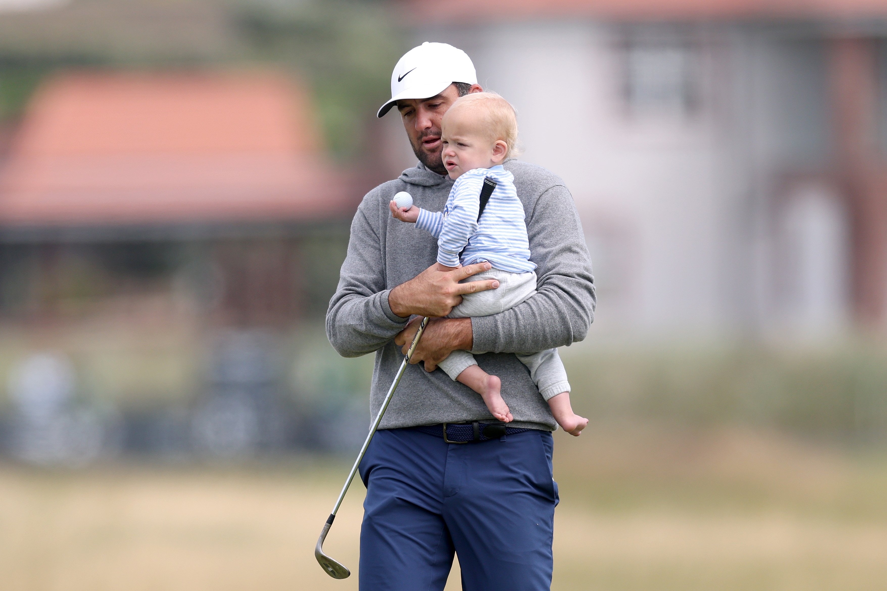 Scottie Scheffler Bends Club Rules to Share Golf Moment With Son Bennett