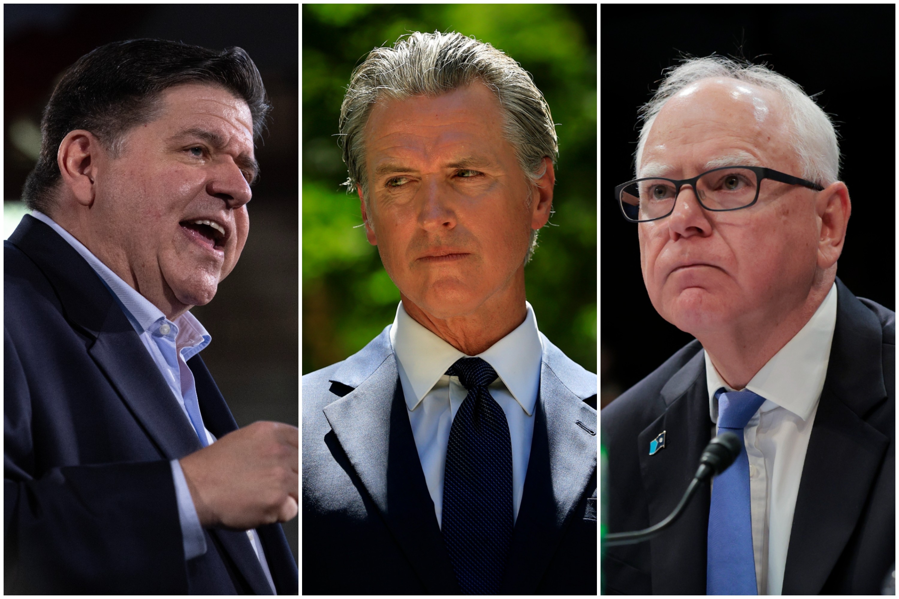 With Eyes on 2028, Democratic Governors Rip Page From Trump Playbook