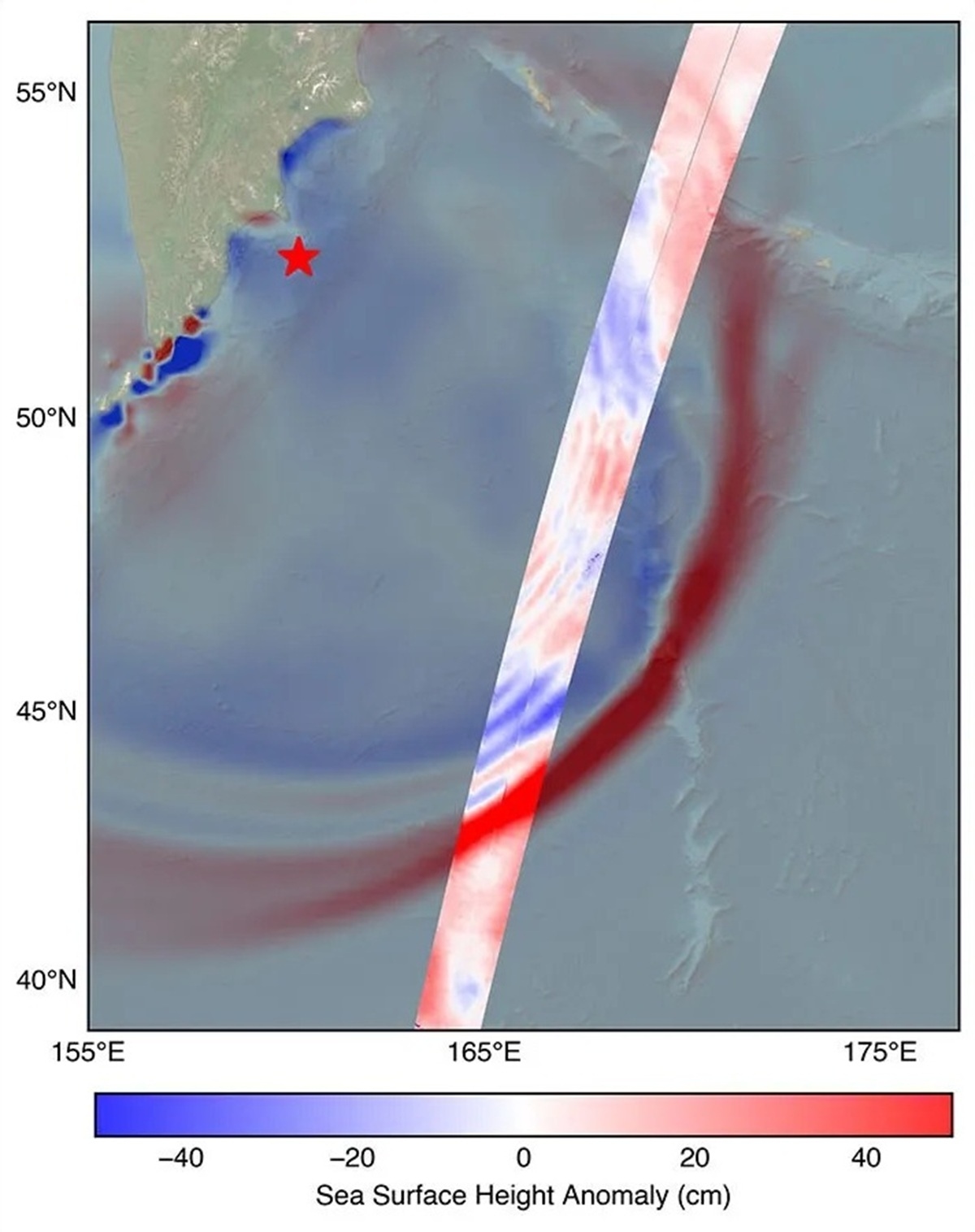 Satellite Image Shows Tsunami Triggered by Massive Russian Earthquake