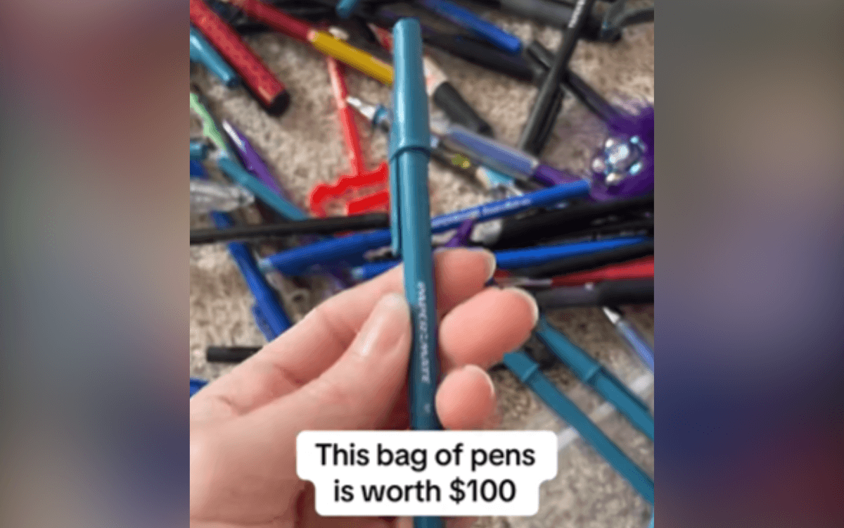 Woman Buys $3 Bag of Pens at Thrift Store—Then Discovers Their True Value