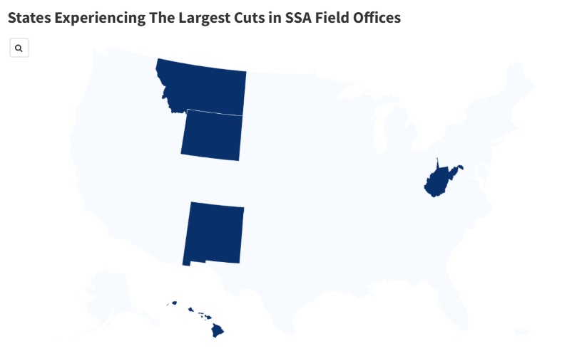 Map Shows States Hit Hardest by Trump's Major Social Security Change