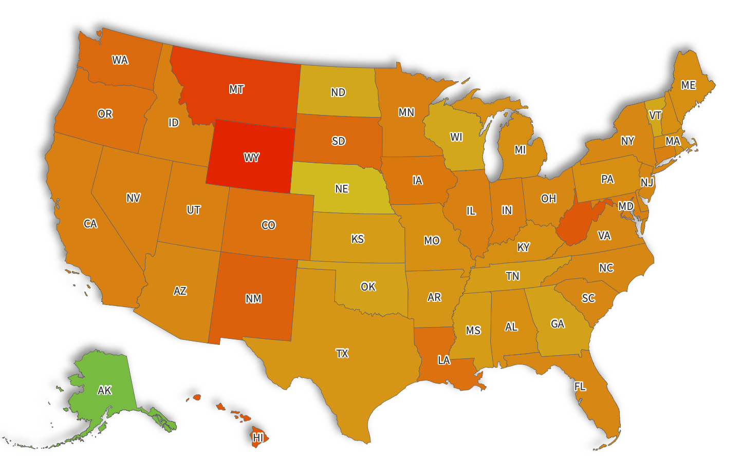 Map Shows States Where Social Security Field Office Staff Has Been Reduced
