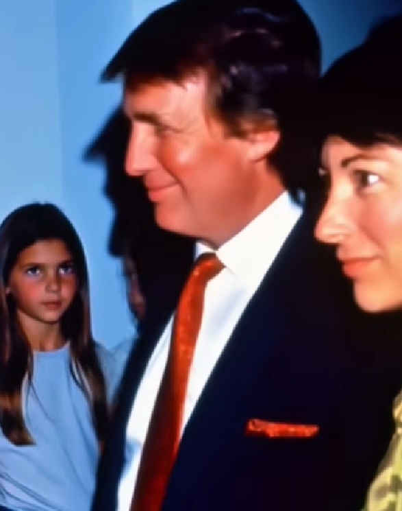 FACT CHECK: Does This Video Show Trump Standing Next to Ghislaine Maxwell and Pointing at Underage Girls?