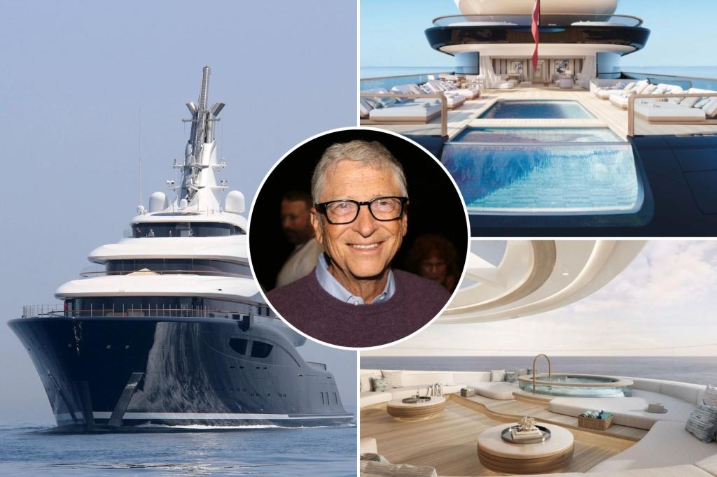 Bill Gates' $645M Hydrogen-Powered Superyacht Up for Sale — He Never Used It