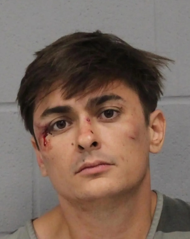PICTURED: Texas Target Shooting Suspect Ethan Nieneker Who Killed Three Is Seen Bloodied and Bruised in His Mugshot