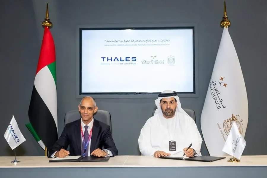 شراكة استراتيجية بين 'توازن' و'تاليس' لإنتاج رادارات 'جراوند ماستر' بالإمارات