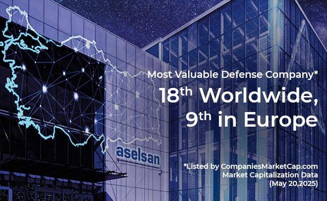 'أسيلسان' التركية تحتل المرتبة الـ 18 ضمن قائمة شركات الصناعات الدفاعية العالمية