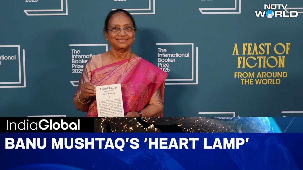India's Banu Mushtaq Becomes First Kannada Writer To Win Booker Prize